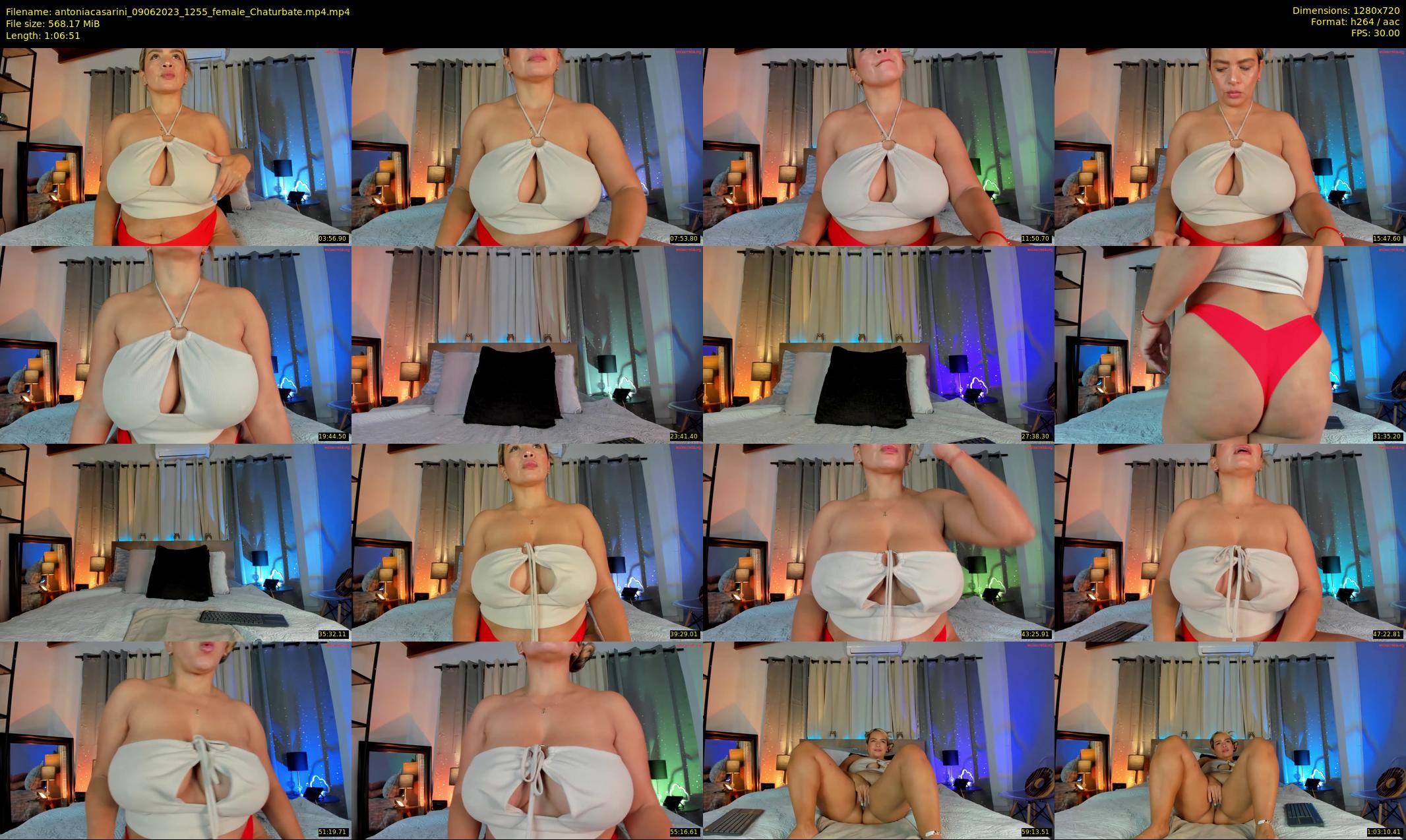 antoniacasarini — 67 minute Chaturbate female cam show recording, 720p, Jun 9, 2023