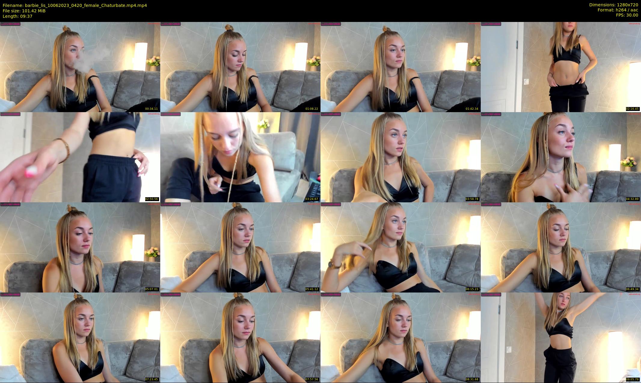 barbie_lis — 10 minute Chaturbate female cam show recording, 720p, Jun 10, 2023