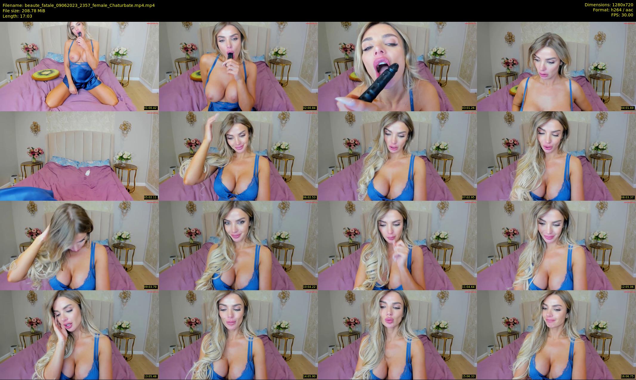 beaute_fatale — 18 minute Chaturbate female cam show recording, 720p, Jun 9, 2023