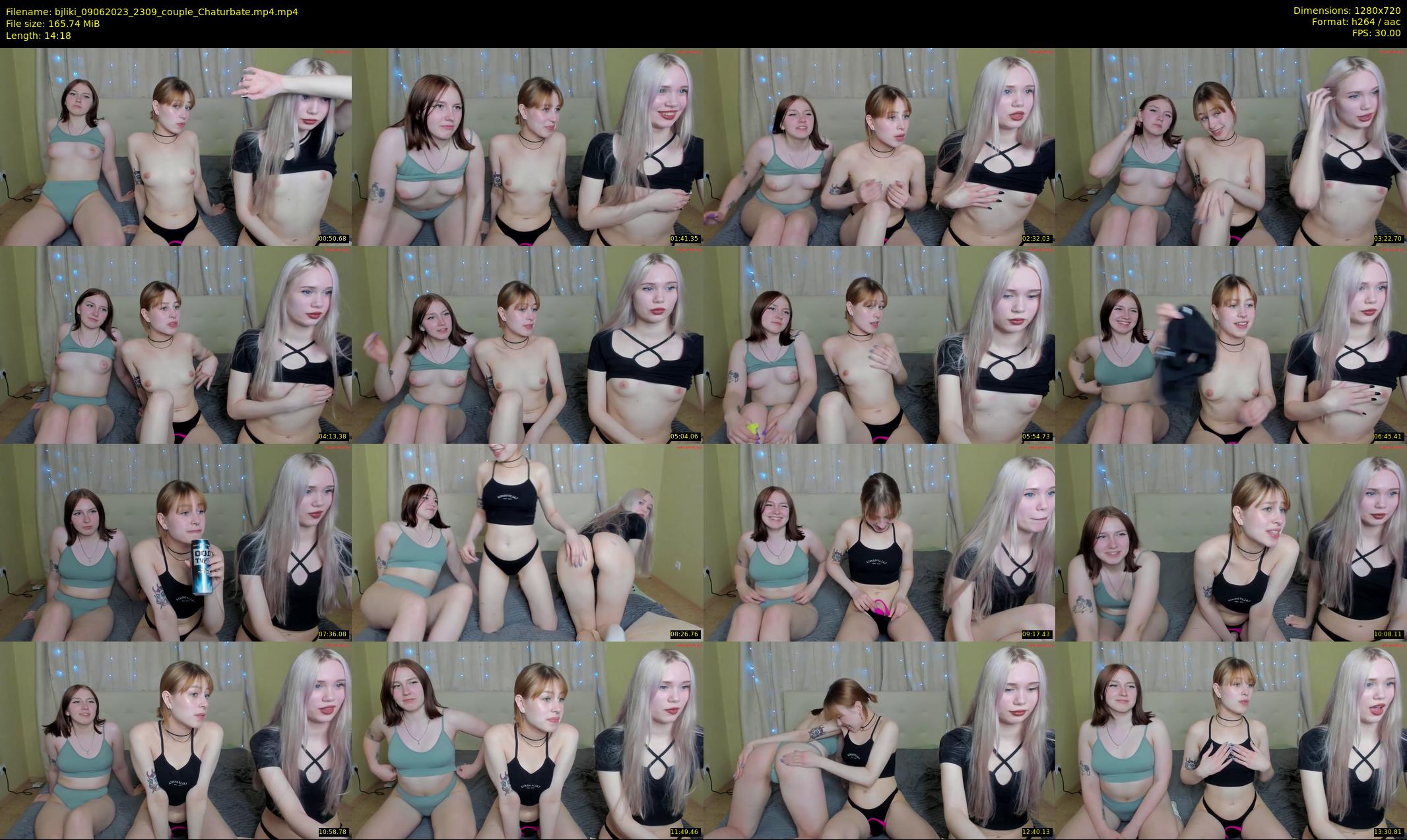 bjliki — 15 minute Chaturbate couple cam show recording, 720p, Jun 9, 2023
