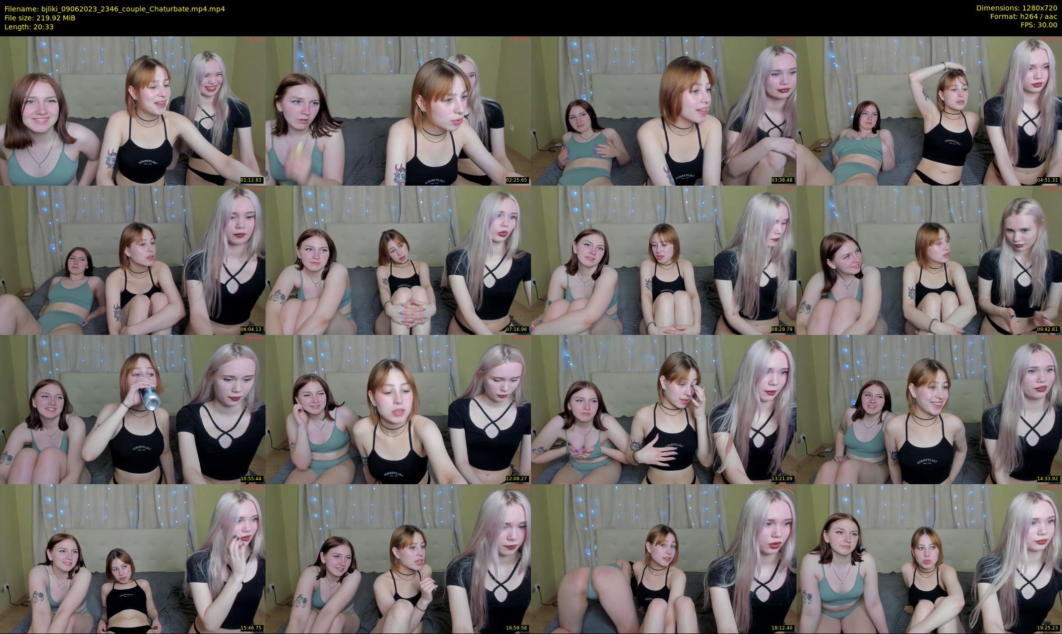 bjliki — 21 minute Chaturbate couple cam show recording, 720p, Jun 9, 2023