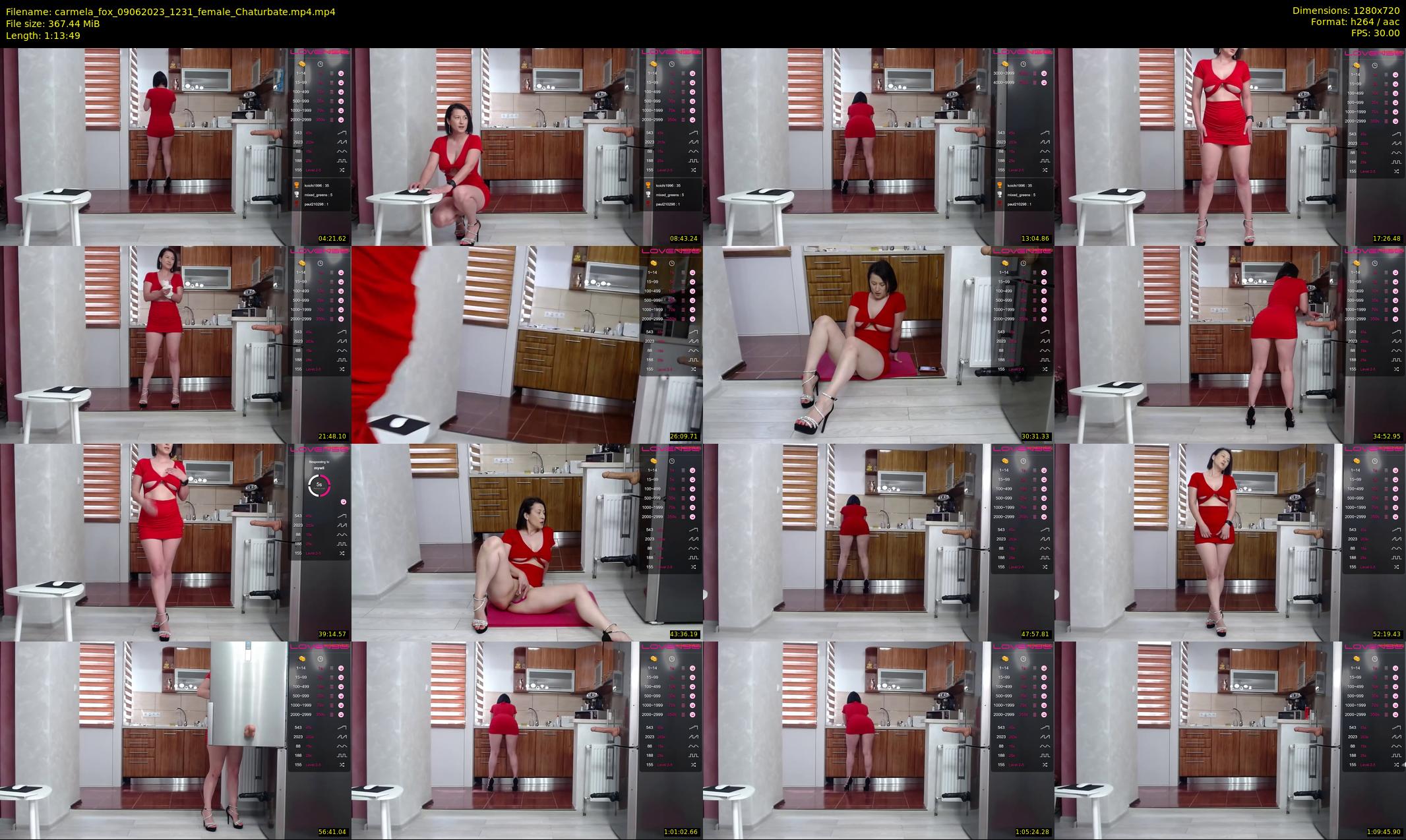 carmela_fox — 74 minute Chaturbate female cam show recording, 720p, Jun 9, 2023