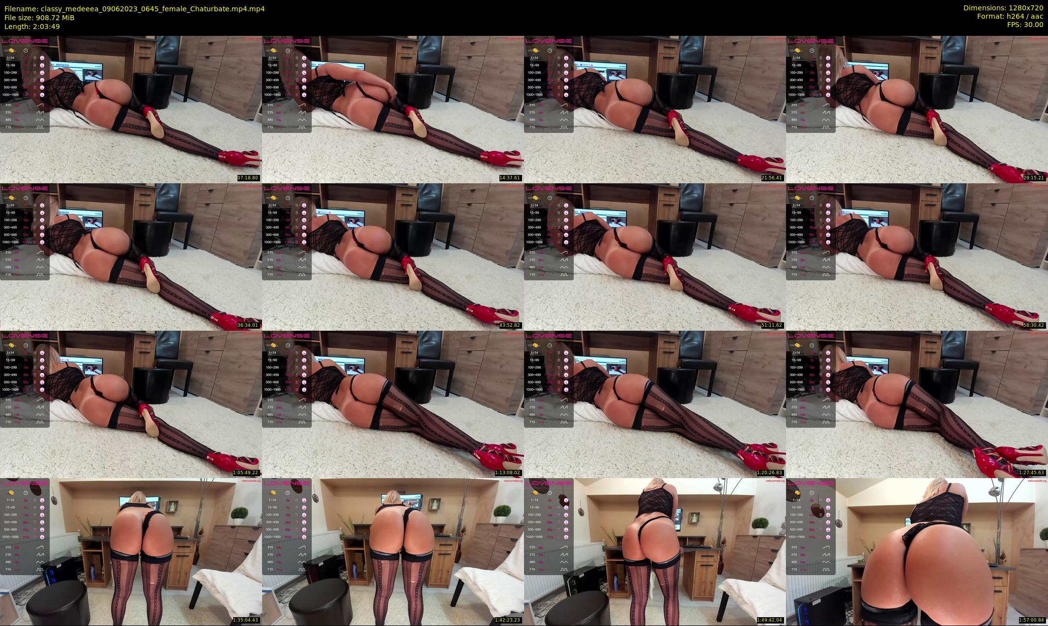 classy_medeeea — 124 minute Chaturbate female cam show recording, 720p, Jun 9, 2023