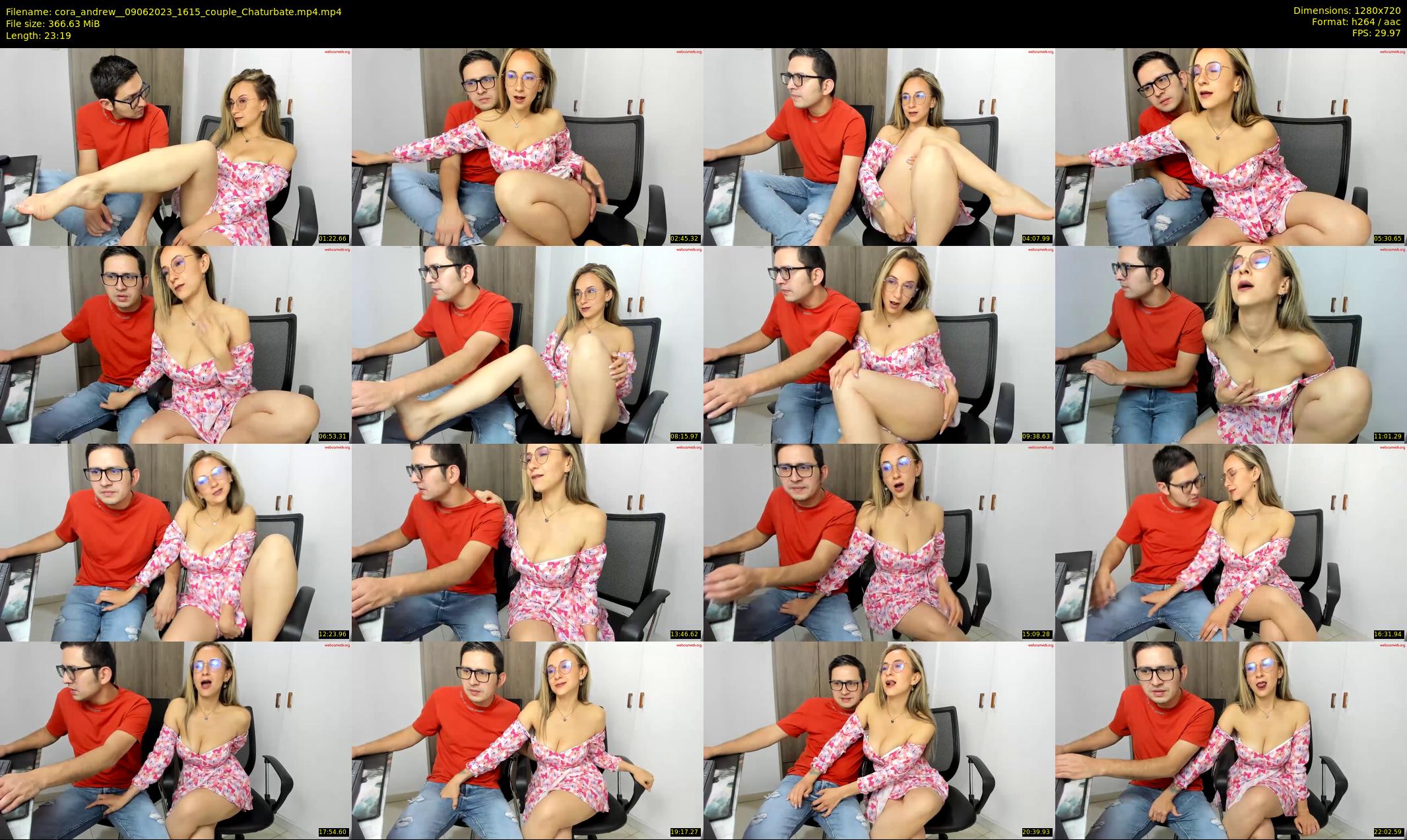 cora_andrew_ — 24 minute Chaturbate couple cam show recording, 720p, Jun 9, 2023