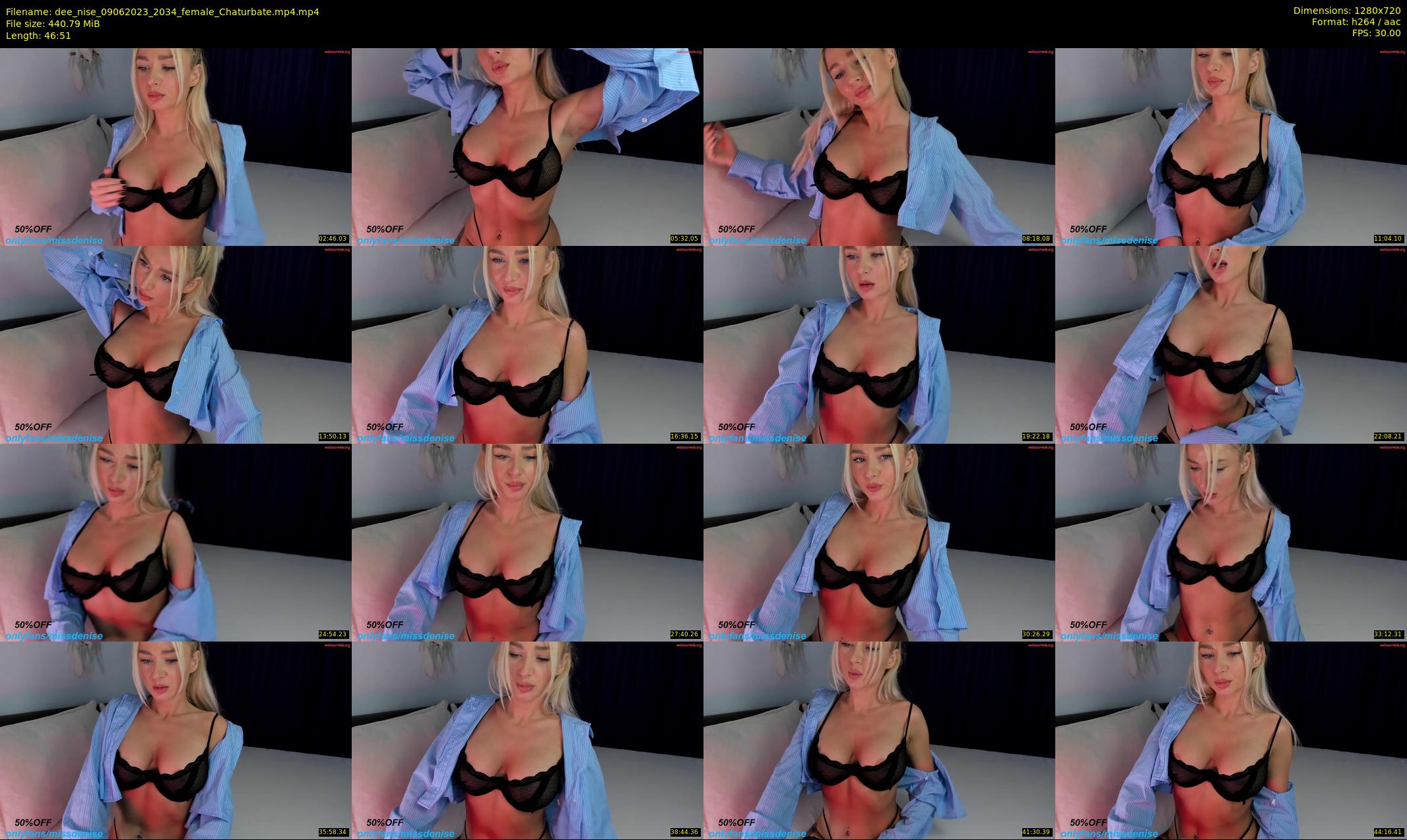 dee_nise — 47 minute Chaturbate female cam show recording, 720p, Jun 9, 2023