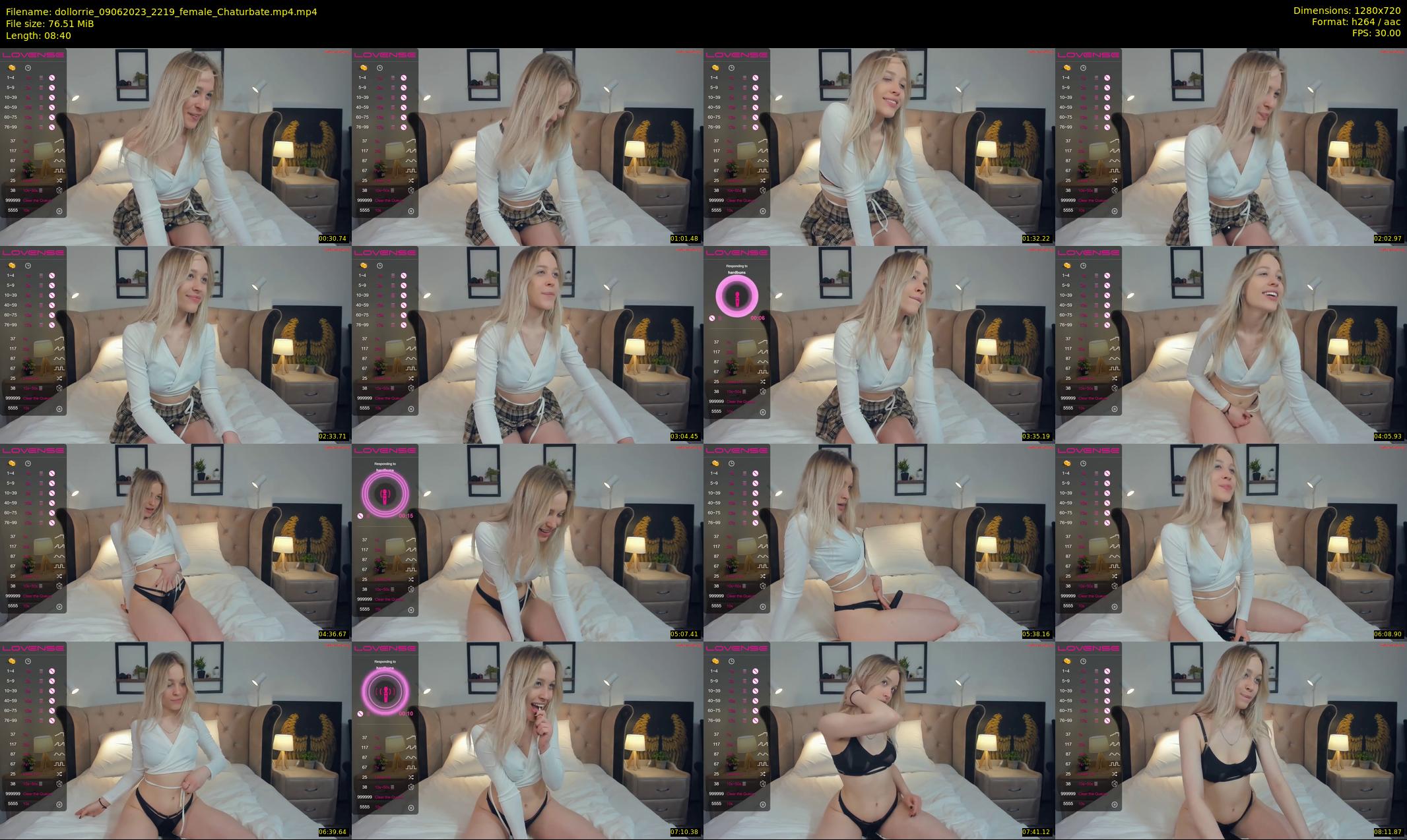 dollorrie — 9 minute Chaturbate couple cam show recording, 720p, Jun 9, 2023