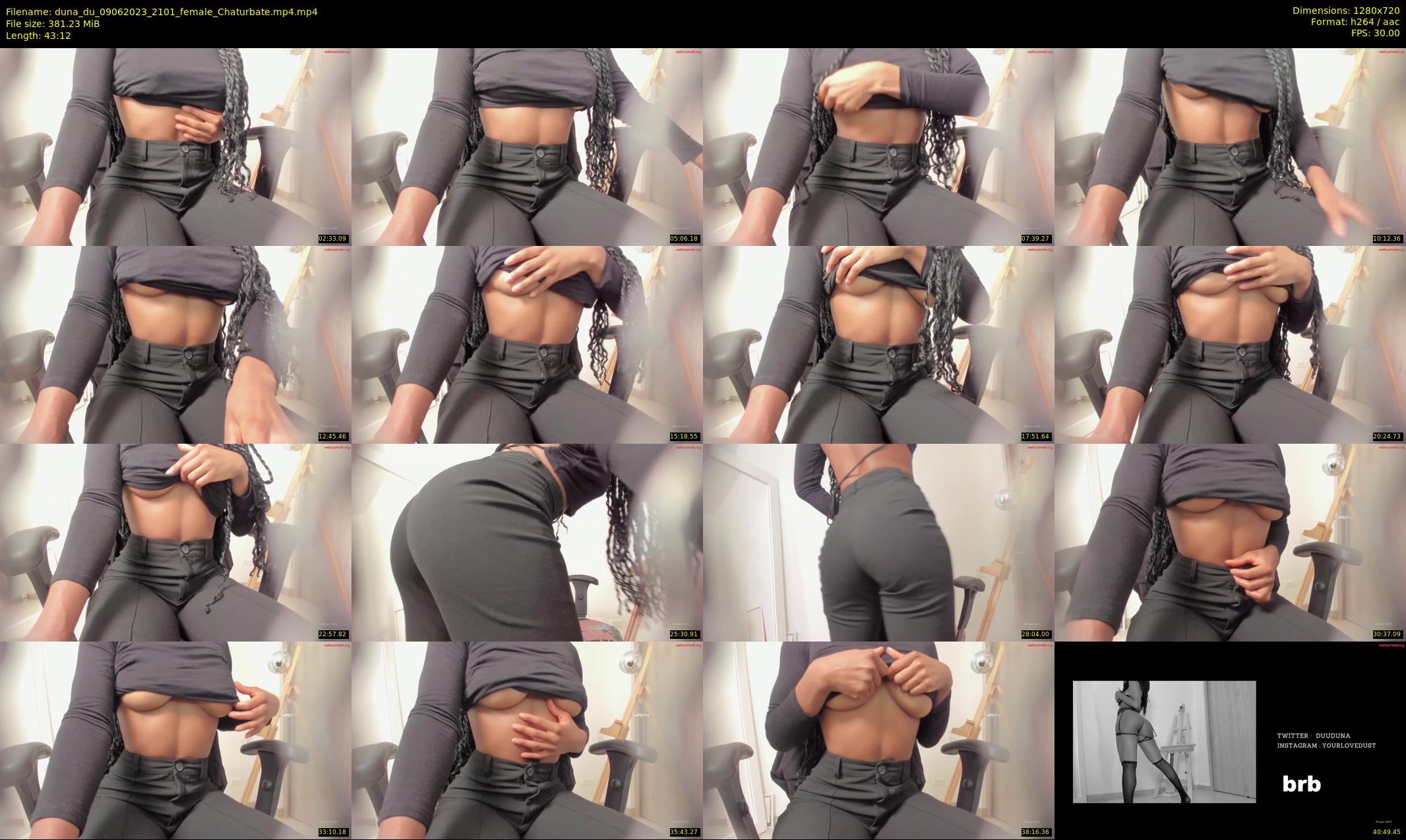 duna_du — 44 minute Chaturbate female cam show recording, 720p, Jun 9, 2023