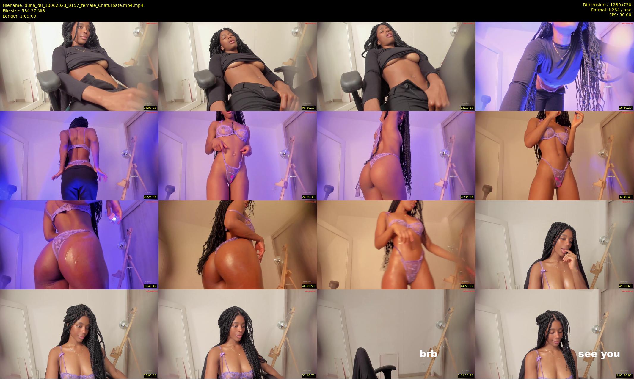 duna_du — 70 minute Chaturbate female cam show recording, 720p, Jun 10, 2023