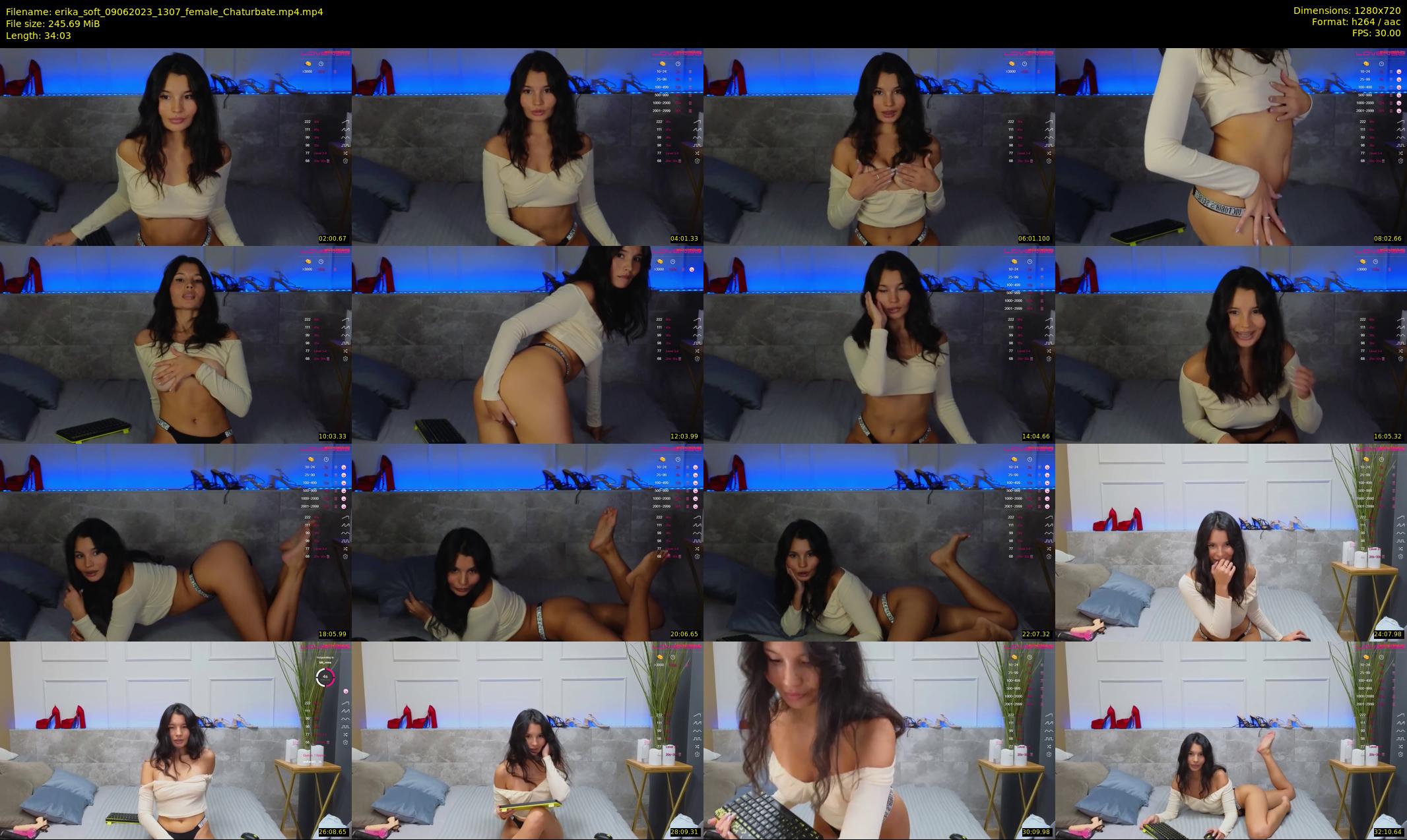 erika_soft — 35 minute Chaturbate female cam show recording, 720p, Jun 9, 2023