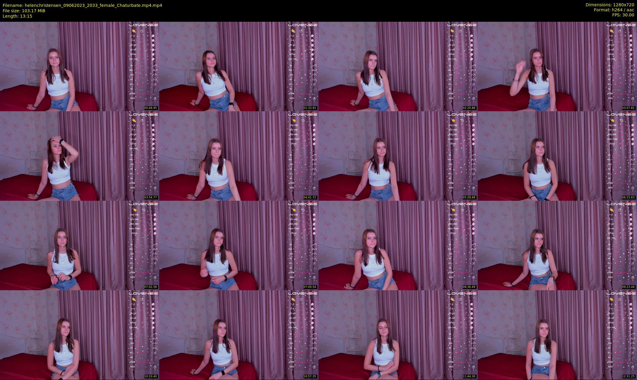 helenchristensen — 14 minute Chaturbate female cam show recording, 720p, Jun 9, 2023
