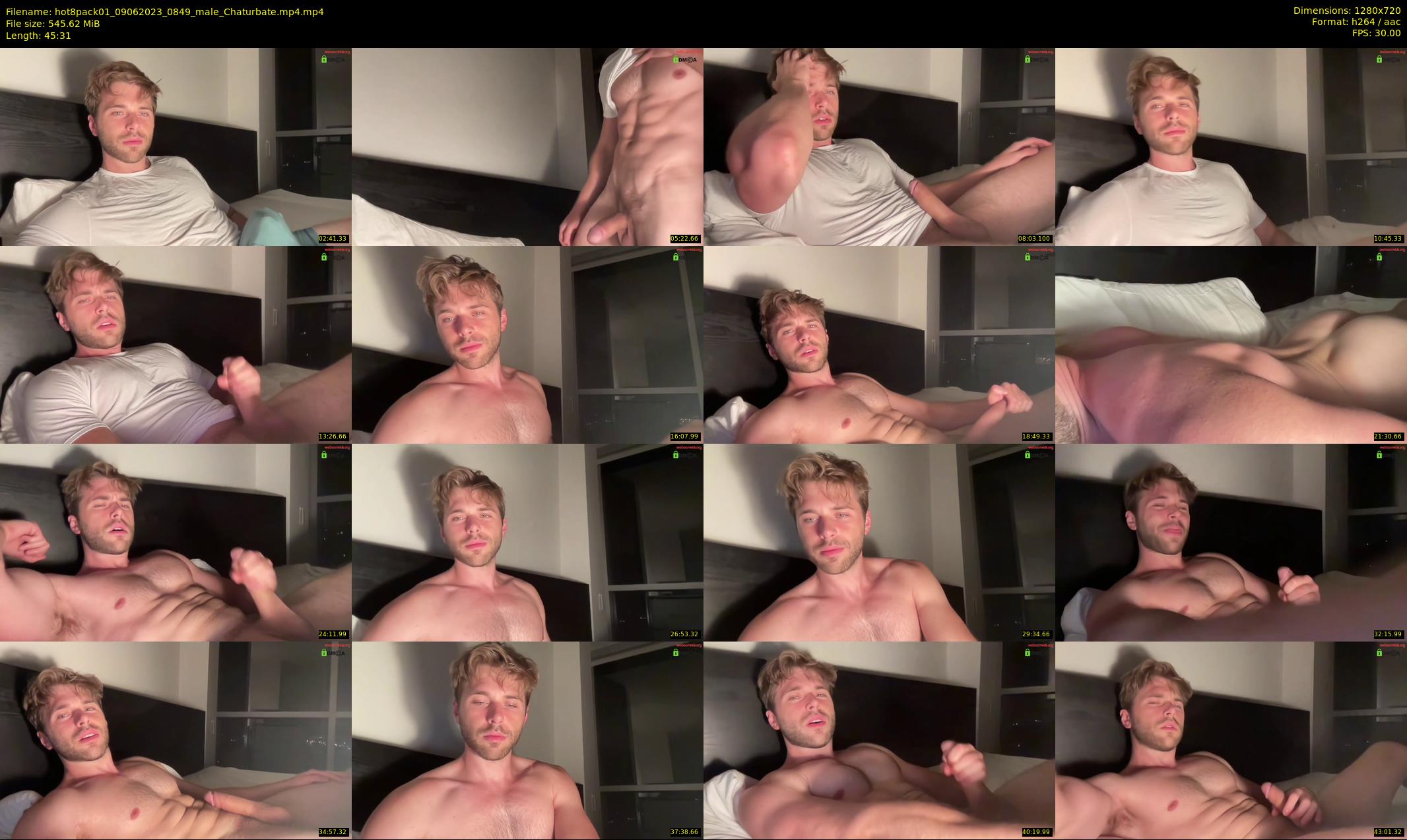 hot8pack01 — 46 minute Chaturbate male cam show recording, 720p, Jun 9, 2023