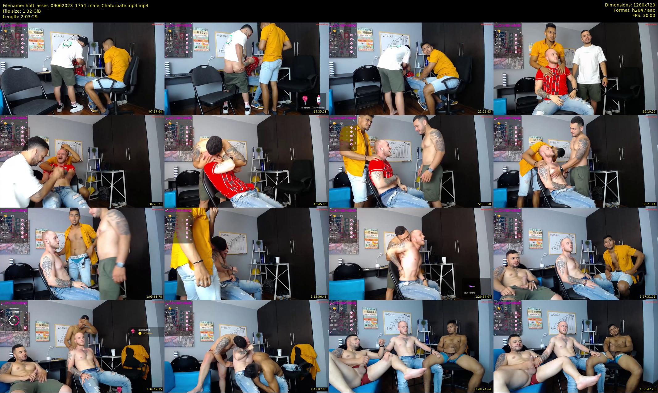 hott_asses — 124 minute Chaturbate male cam show recording, 720p, Jun 9, 2023