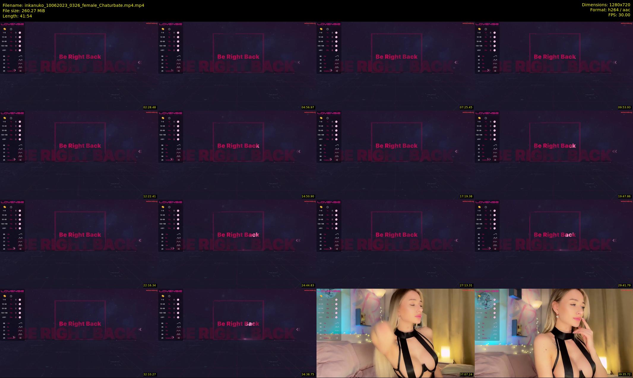 inkanuko — 42 minute Chaturbate couple cam show recording, 720p, Jun 10, 2023