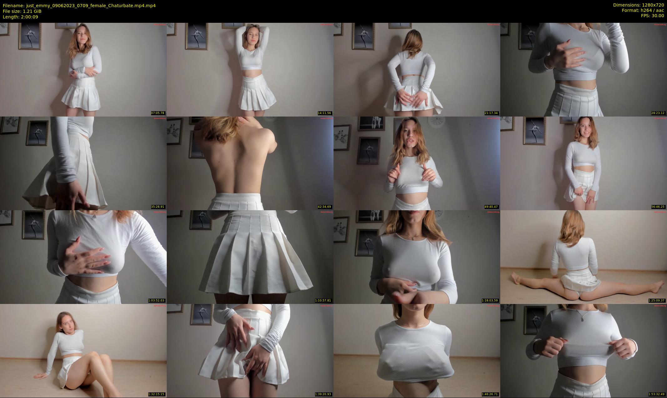 just_emmy — 121 minute Chaturbate female cam show recording, 720p, Jun 9, 2023