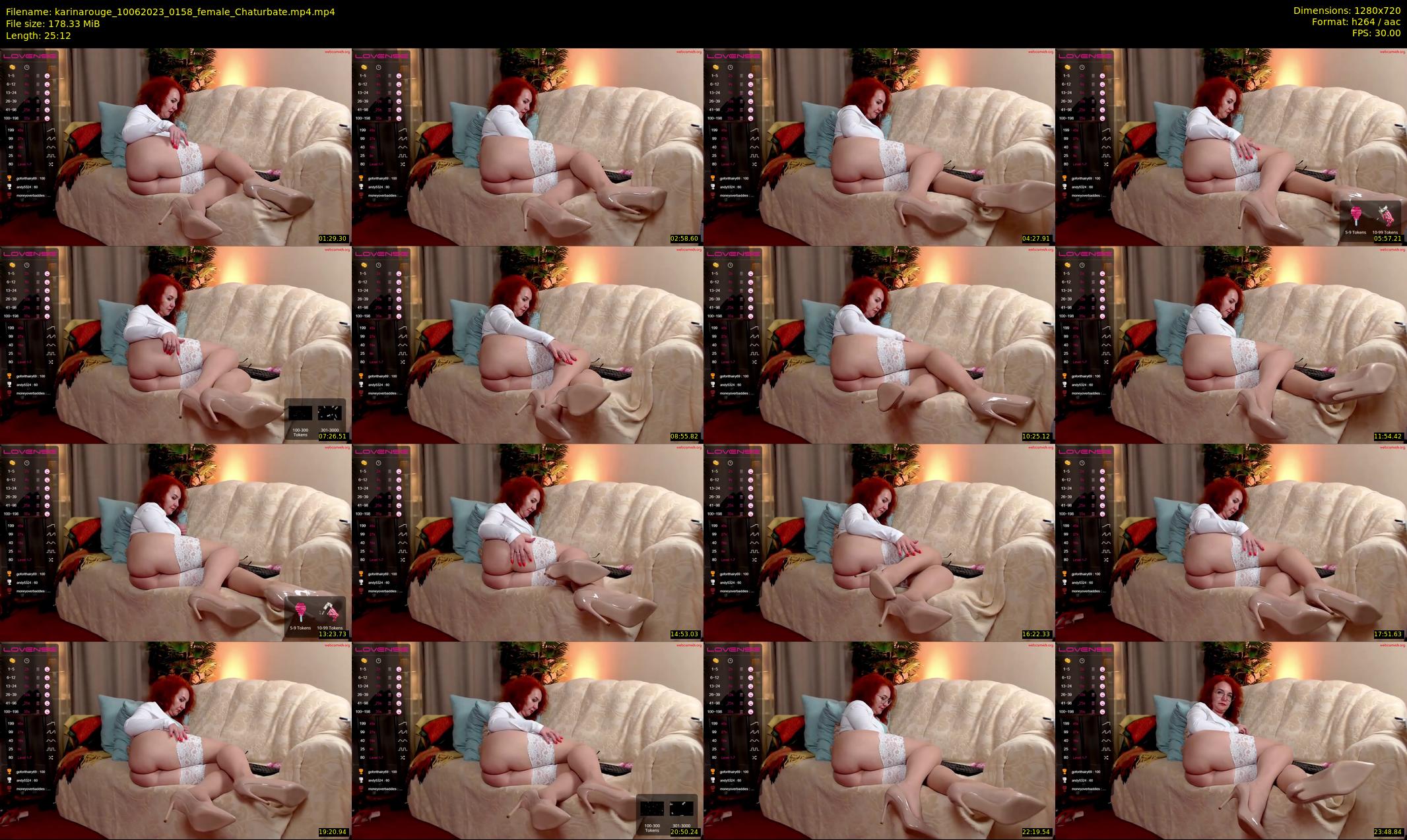karinarouge — 26 minute Chaturbate female cam show recording, 720p, Jun 10, 2023