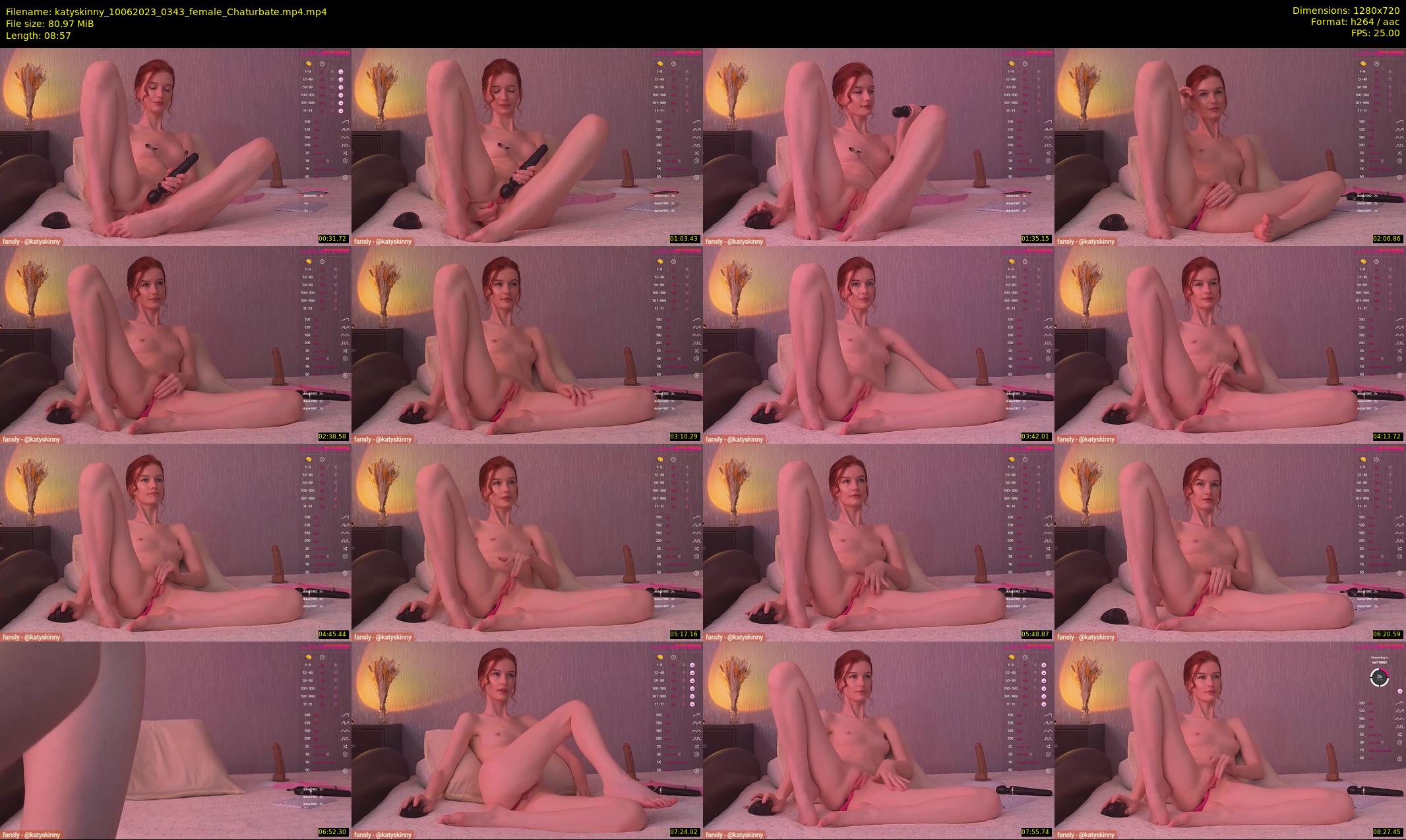 katyskinny — 9 minute Chaturbate female cam show recording, 720p, Jun 10, 2023