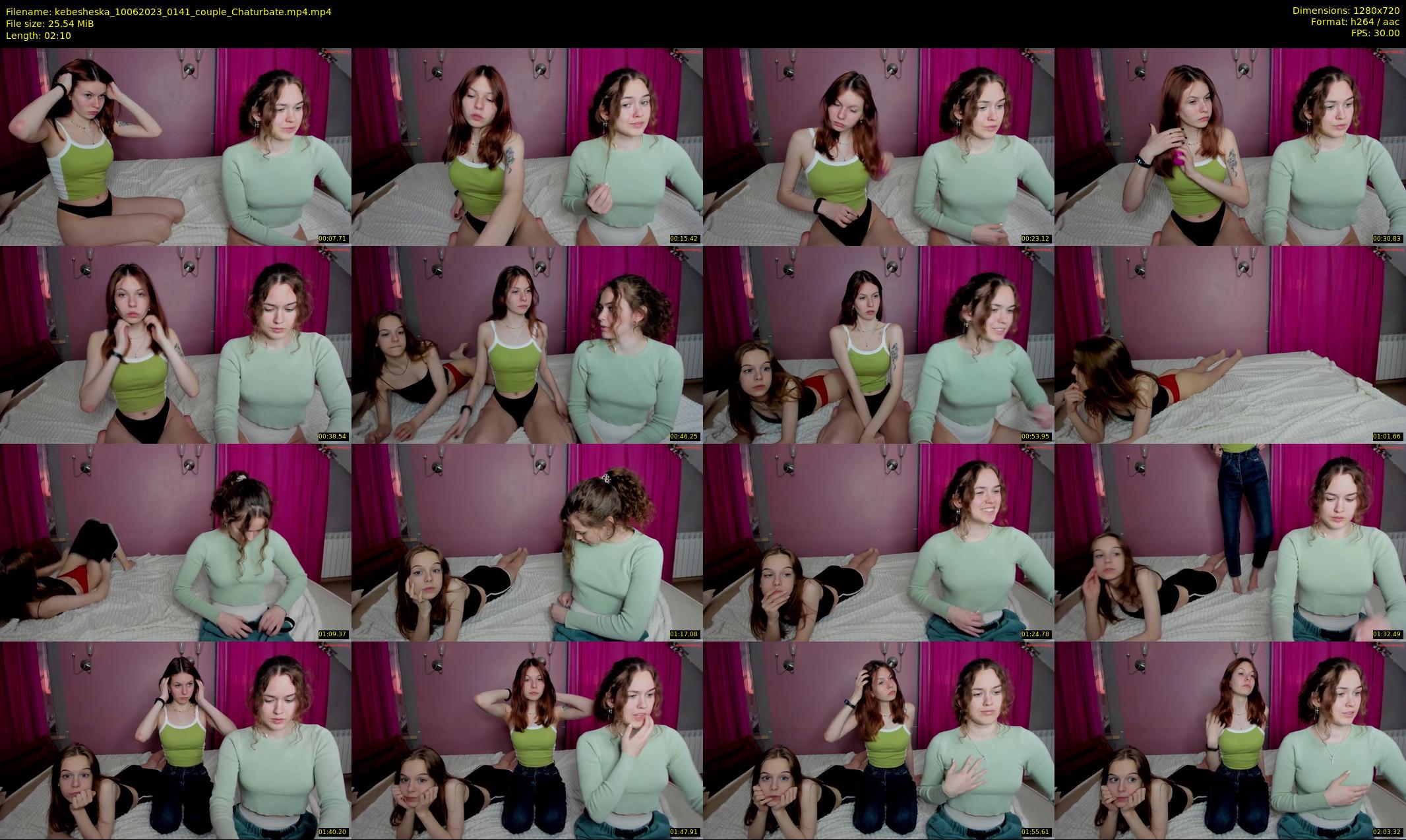 kebesheska — 3 minute Chaturbate couple cam show recording, 720p, Jun 10, 2023