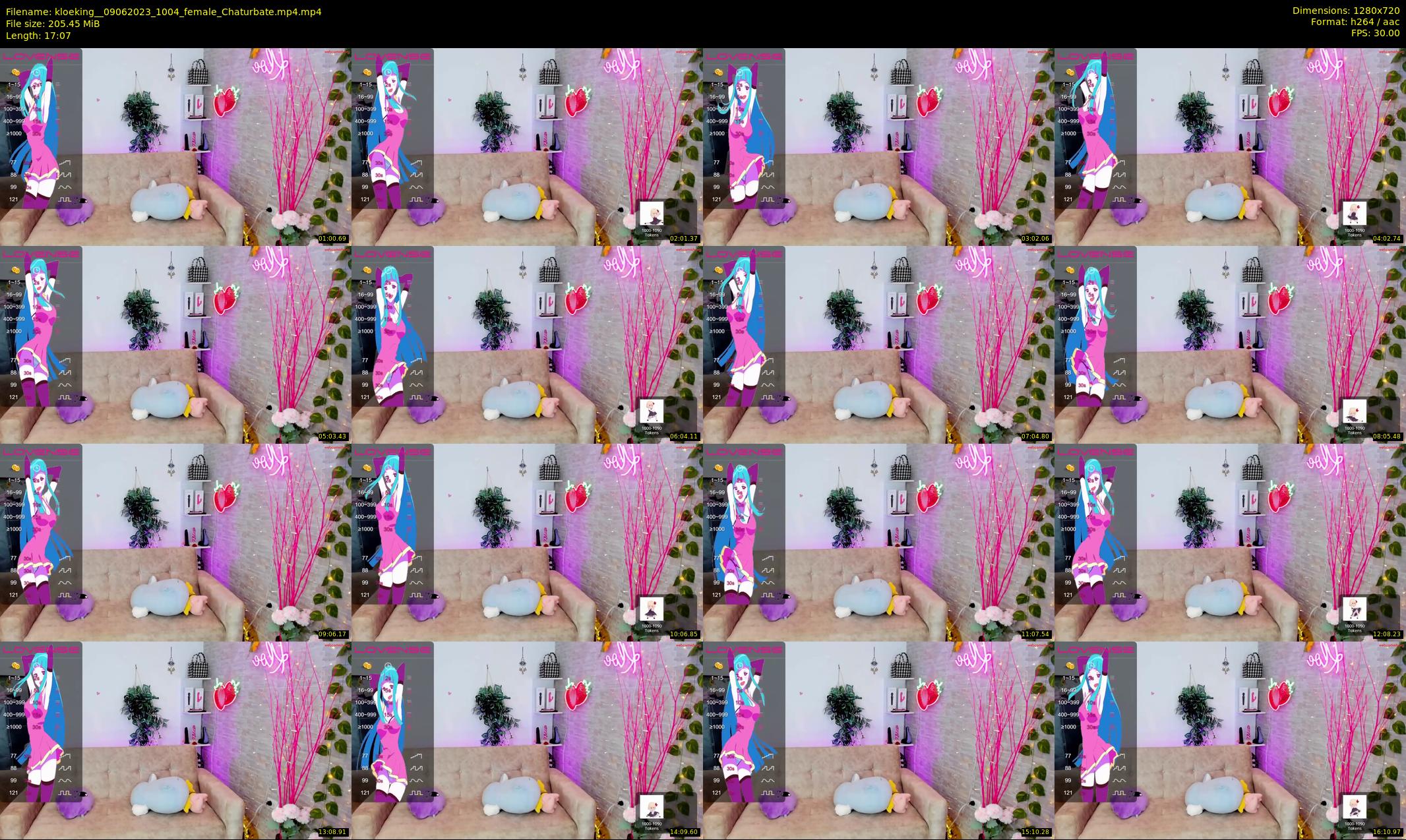 kloeking_ — 18 minute Chaturbate female cam show recording, 720p, Jun 9, 2023