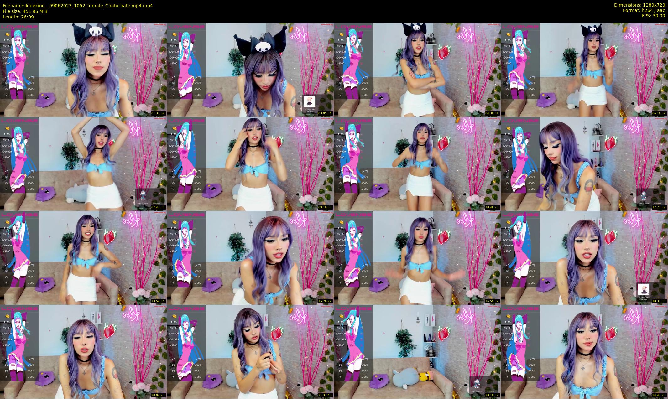 kloeking_ — 27 minute Chaturbate female cam show recording, 720p, Jun 9, 2023