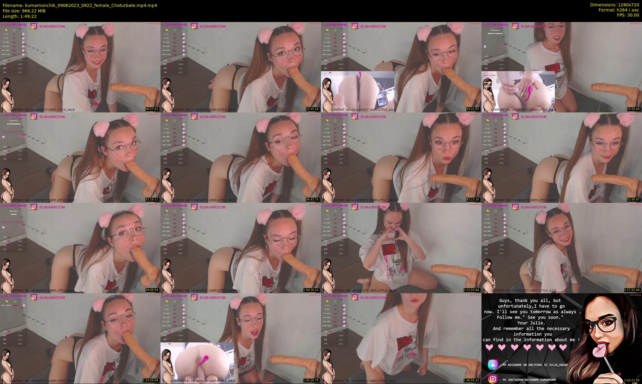 kumamonchik — 110 minute Chaturbate couple cam show recording, 720p, Jun 9, 2023