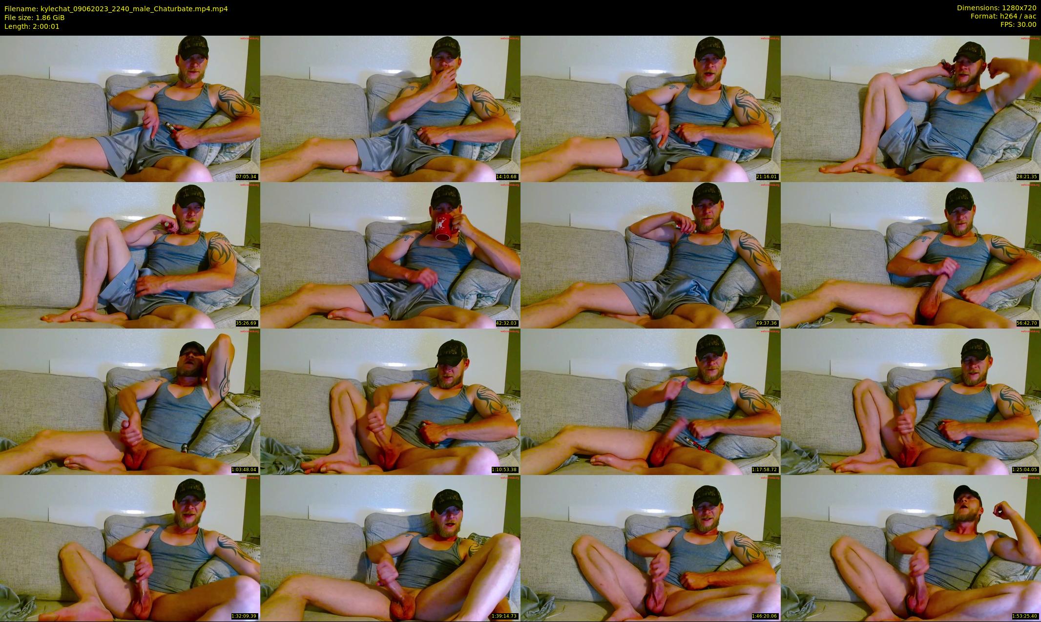 kylechat — 121 minute Chaturbate male cam show recording, 720p, Jun 9, 2023
