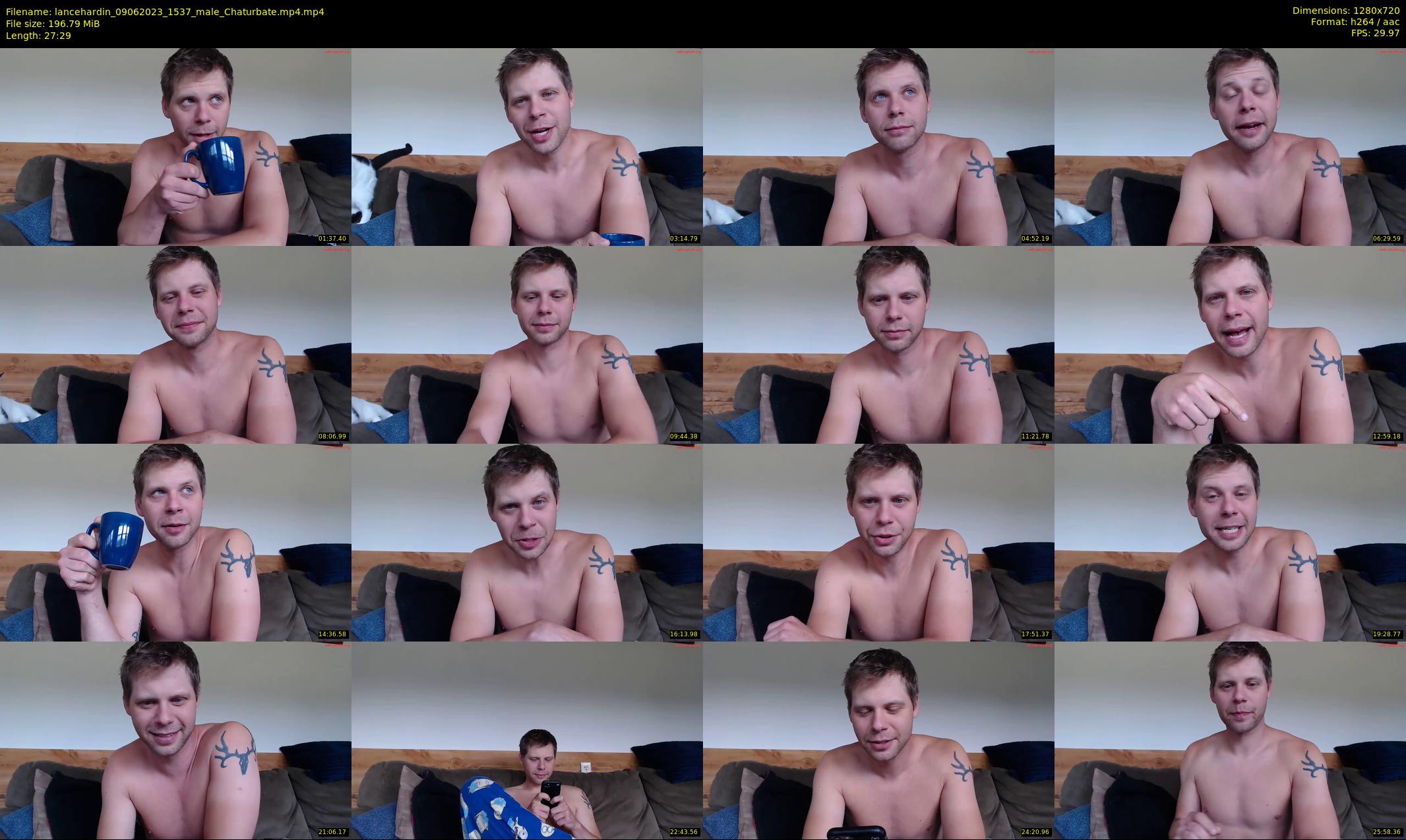 lancehardin — 28 minute Chaturbate male cam show recording, 720p, Jun 9, 2023