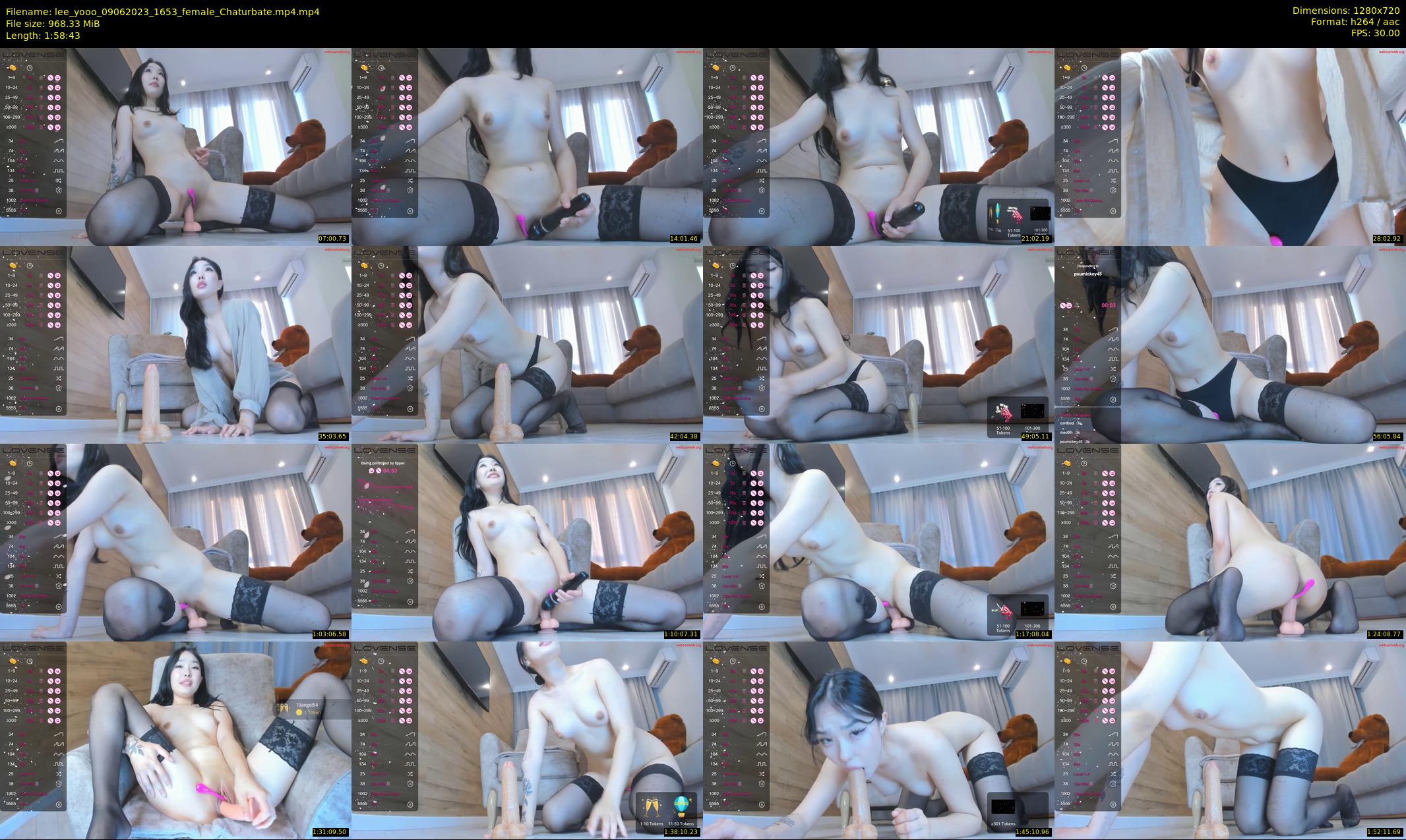lee_yooo — 119 minute Chaturbate female cam show recording, 720p, Jun 9, 2023