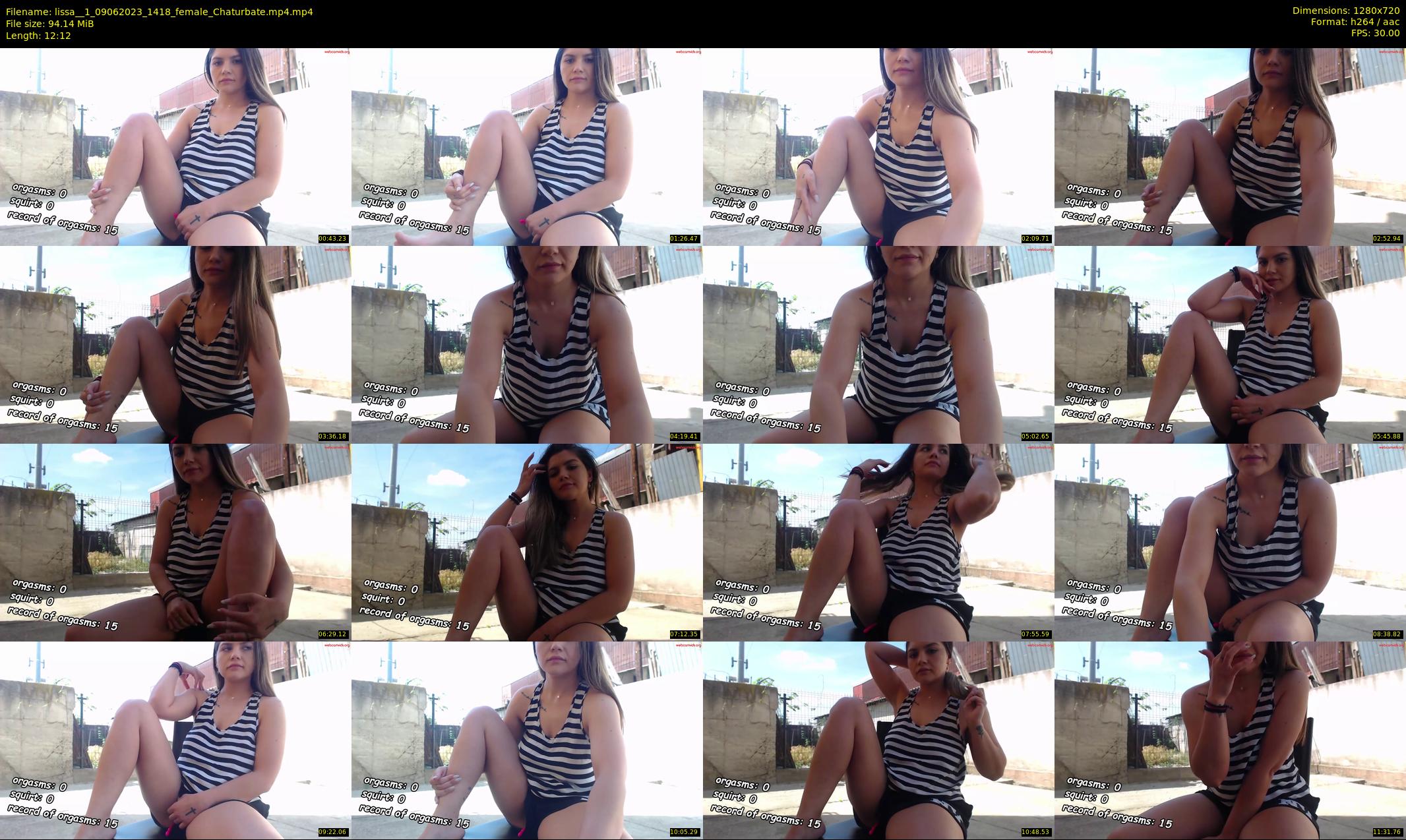lissa__1 — 13 minute Chaturbate female cam show recording, 720p, Jun 9, 2023