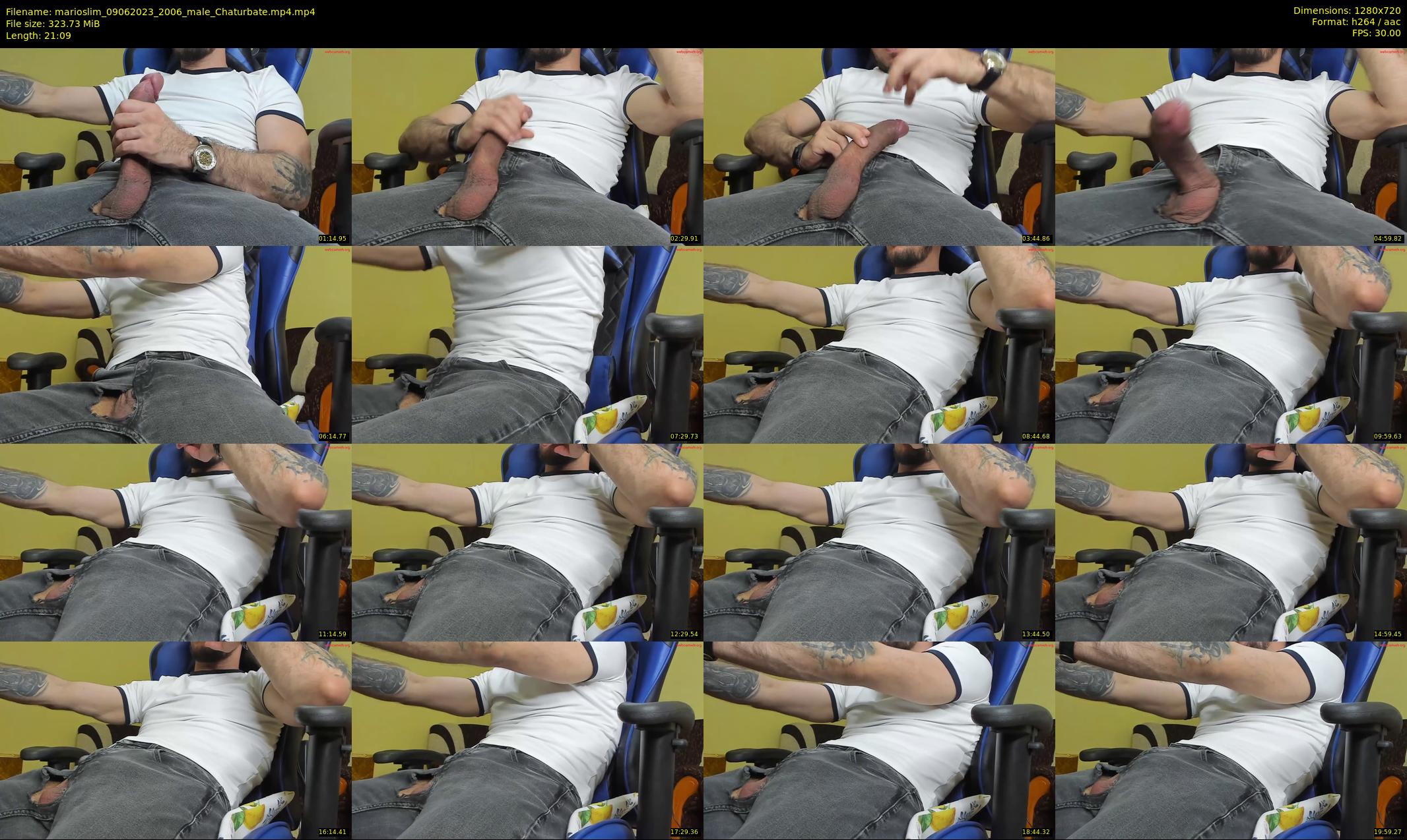 marioslim — 22 minute Chaturbate male cam show recording, 720p, Jun 9, 2023