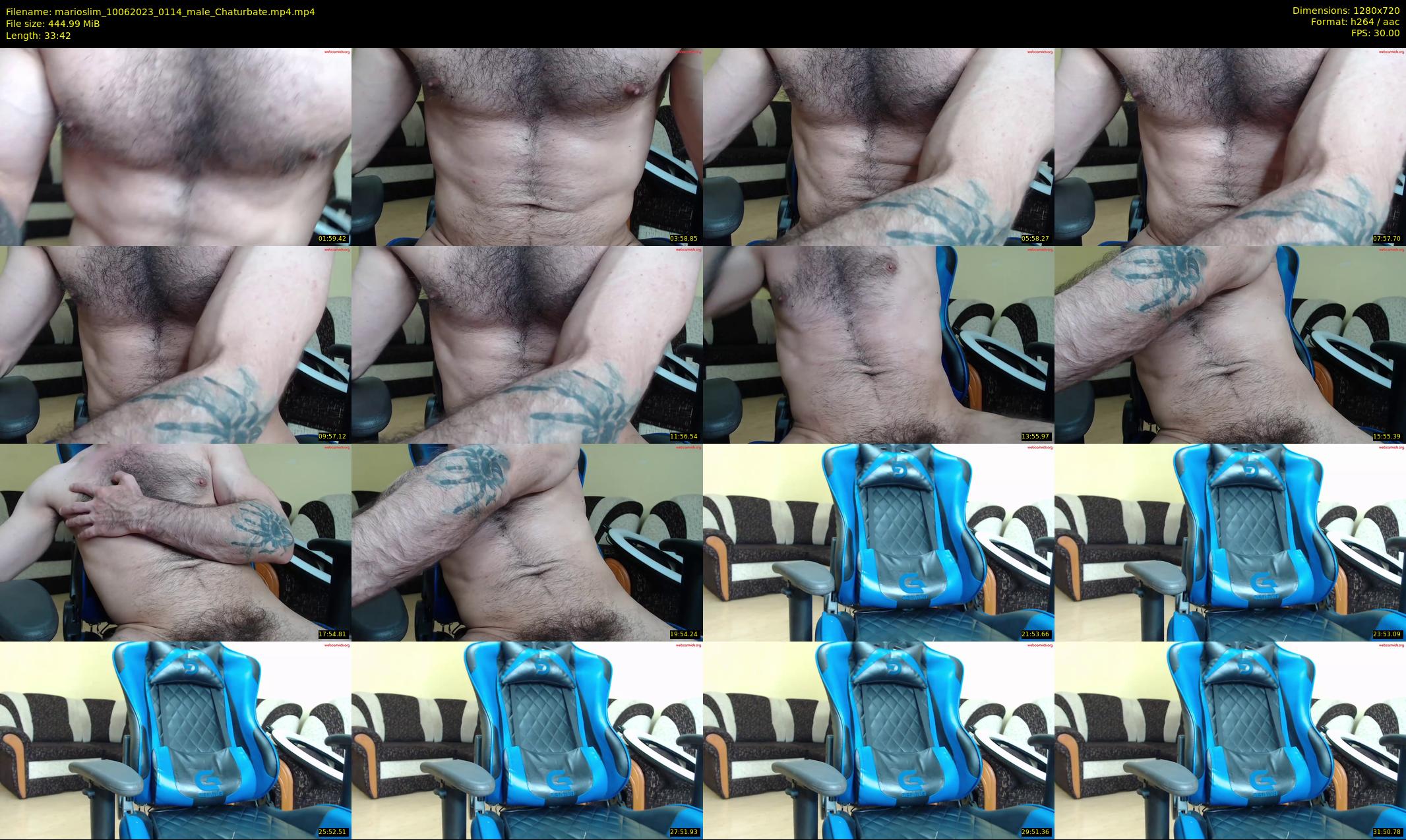 marioslim — 34 minute Chaturbate male cam show recording, 720p, Jun 10, 2023