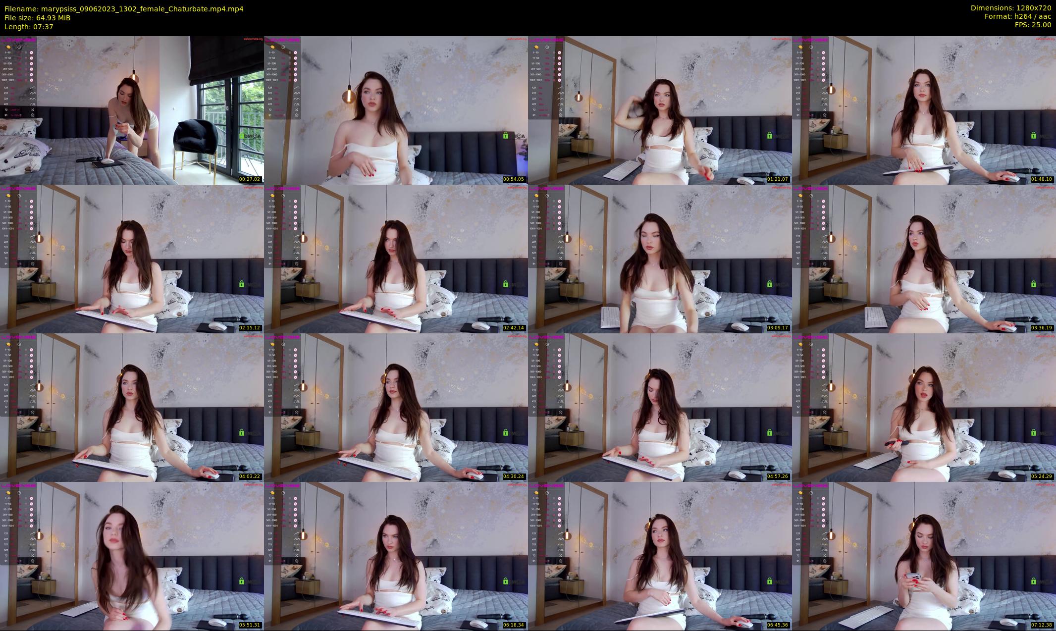 marypsiss — 8 minute Chaturbate female cam show recording, 720p, Jun 9, 2023
