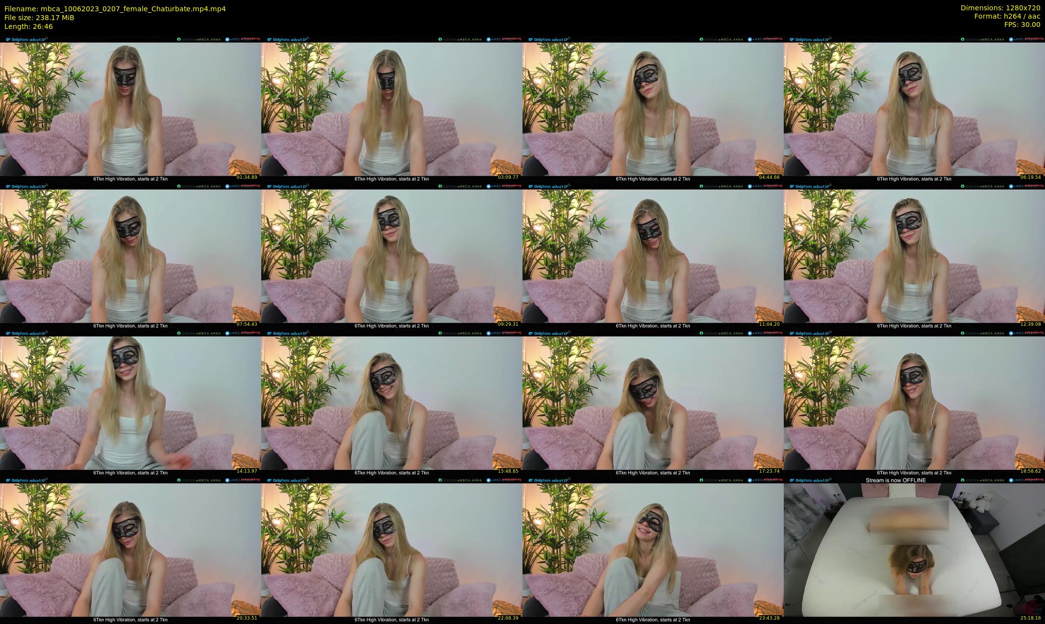mbca — 27 minute Chaturbate couple cam show recording, 720p, Jun 10, 2023