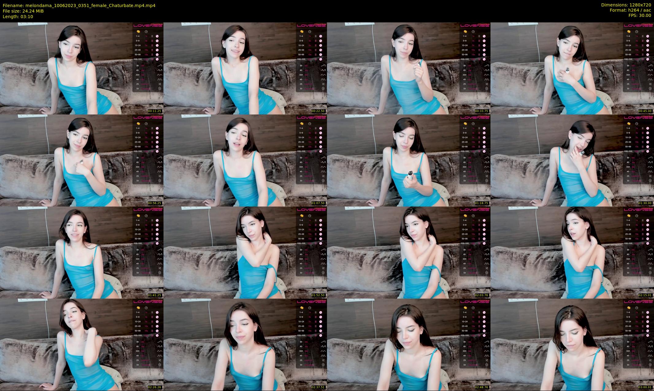 melondama — 4 minute Chaturbate female cam show recording, 720p, Jun 10, 2023