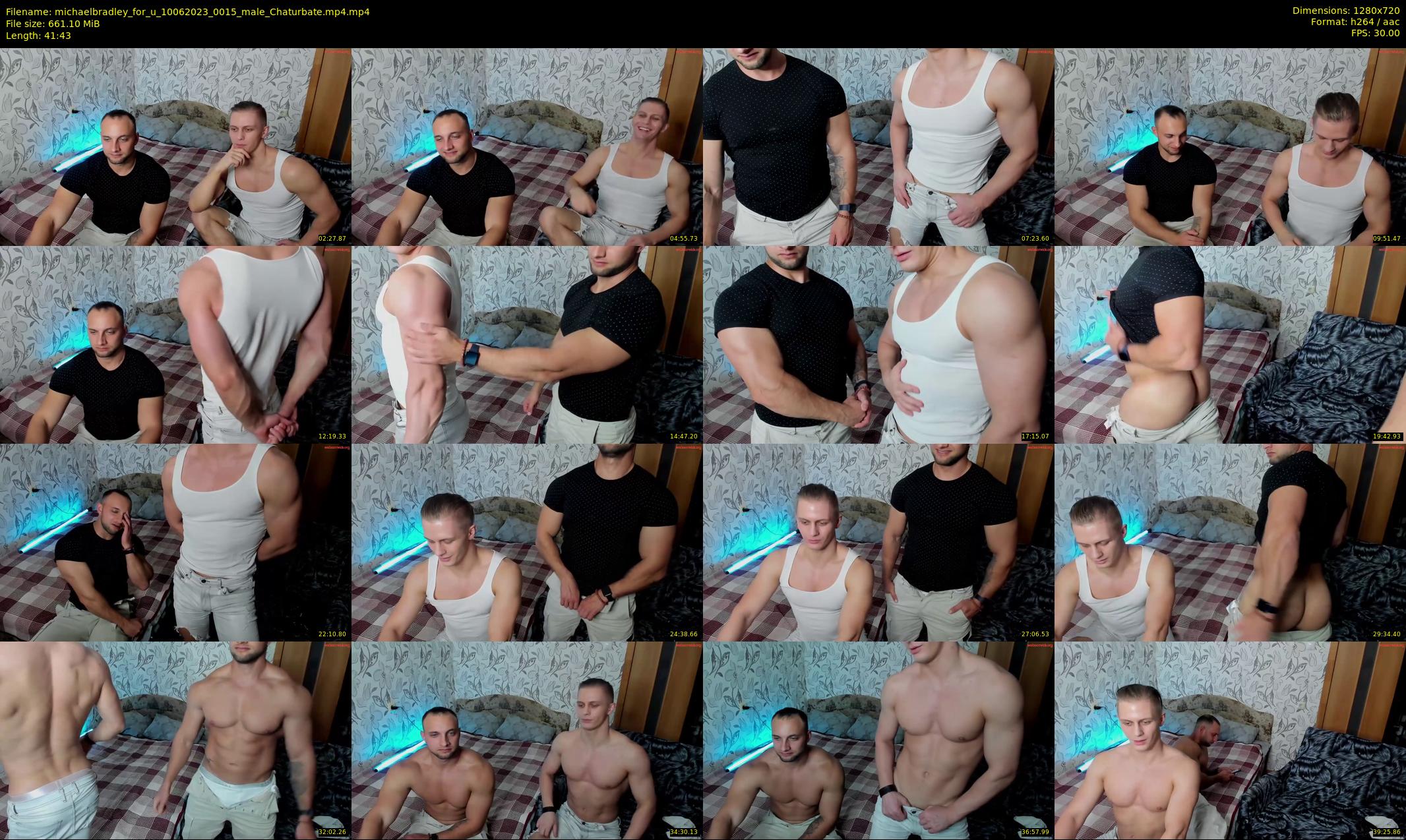 michaelbradley_for_u — 42 minute Chaturbate male cam show recording, 720p, Jun 10, 2023