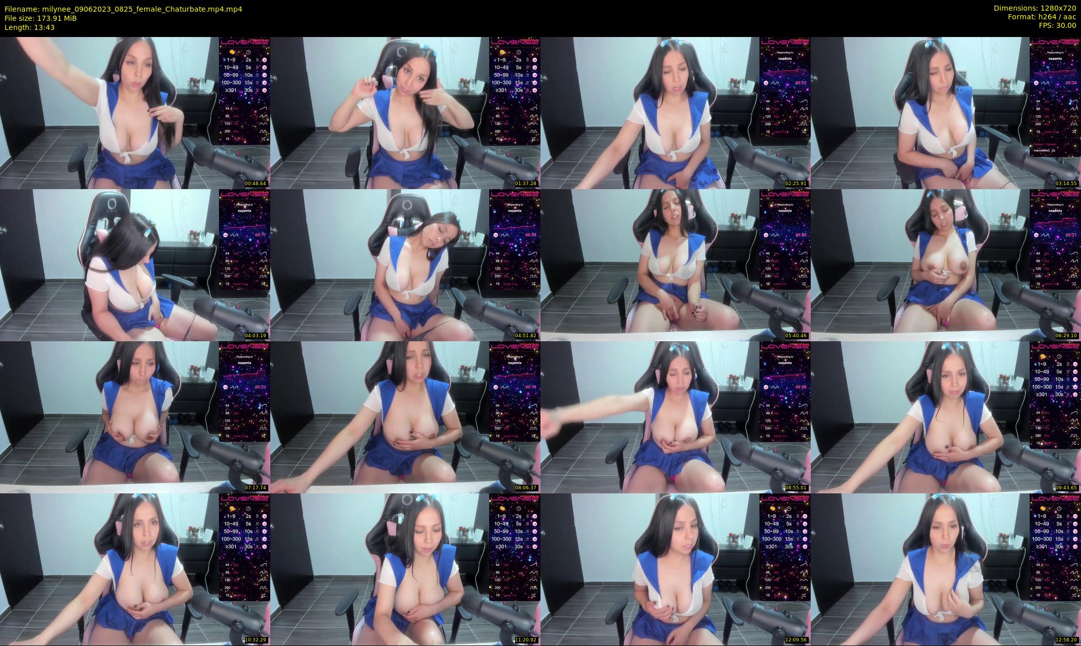 milynee — 14 minute Chaturbate female cam show recording, 720p, Jun 9, 2023
