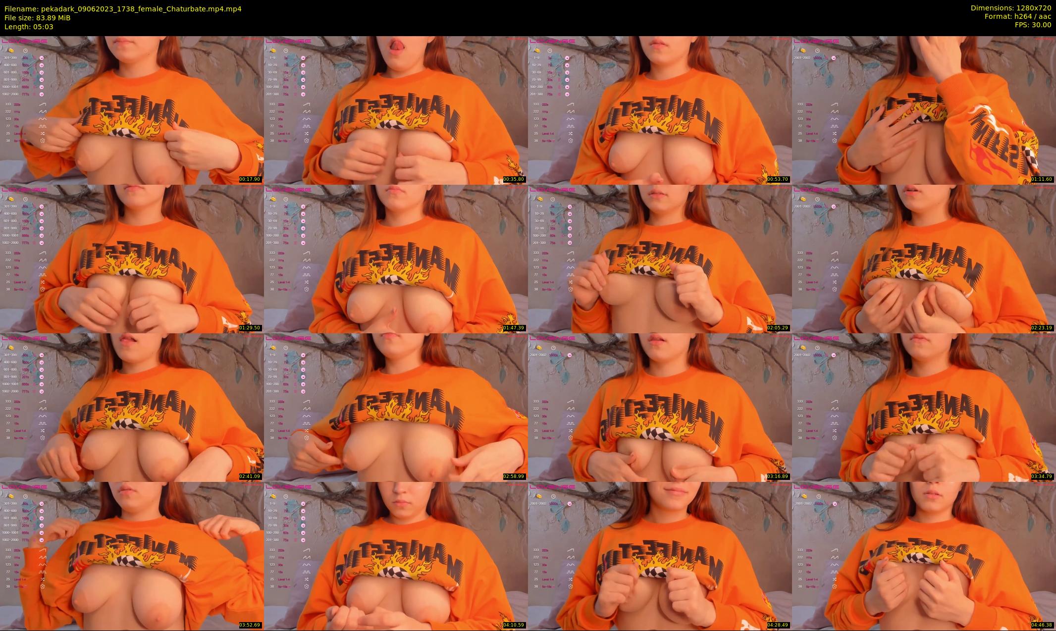 pekadark — 6 minute Chaturbate female cam show recording, 720p, Jun 9, 2023
