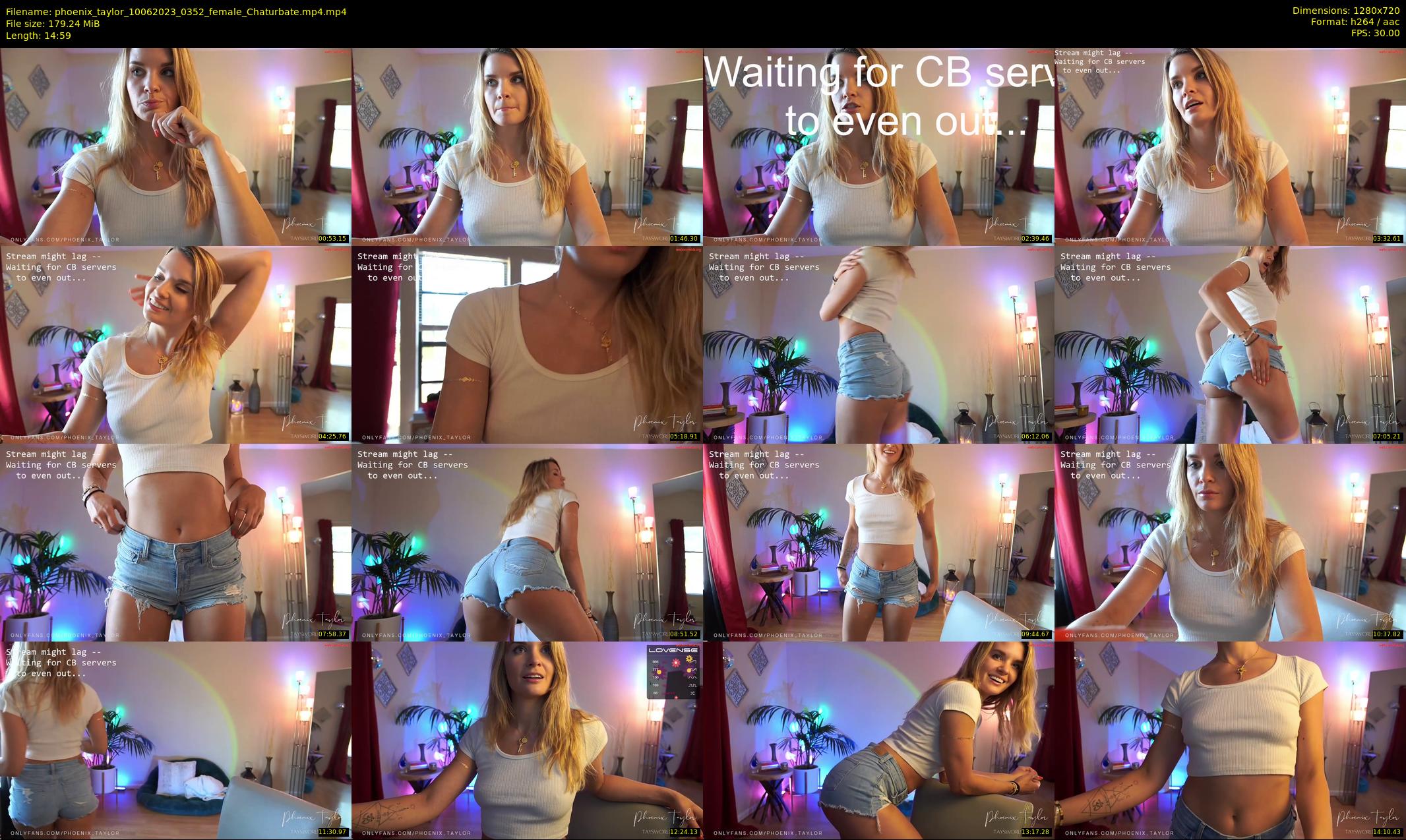 phoenix_taylor — 15 minute Chaturbate female cam show recording, 720p, Jun 10, 2023