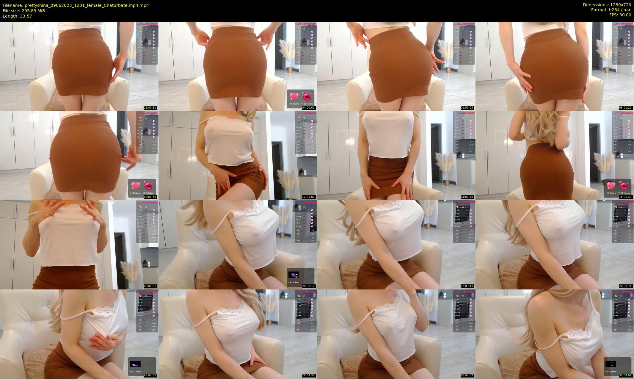 prettyshina — 34 minute Chaturbate female cam show recording, 720p, Jun 9, 2023