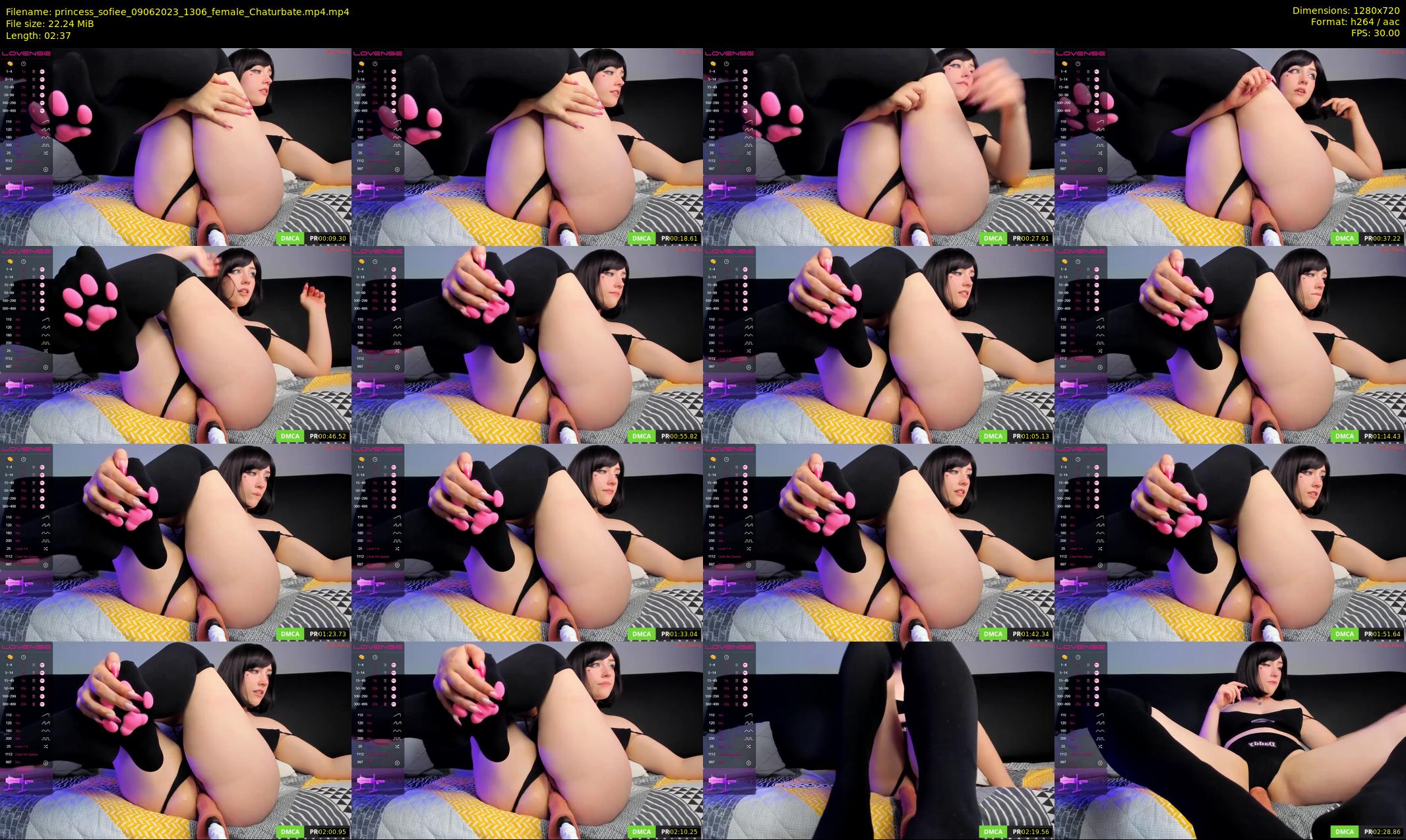princess_sofiee — 3 minute Chaturbate female cam show recording, 720p, Jun 9, 2023