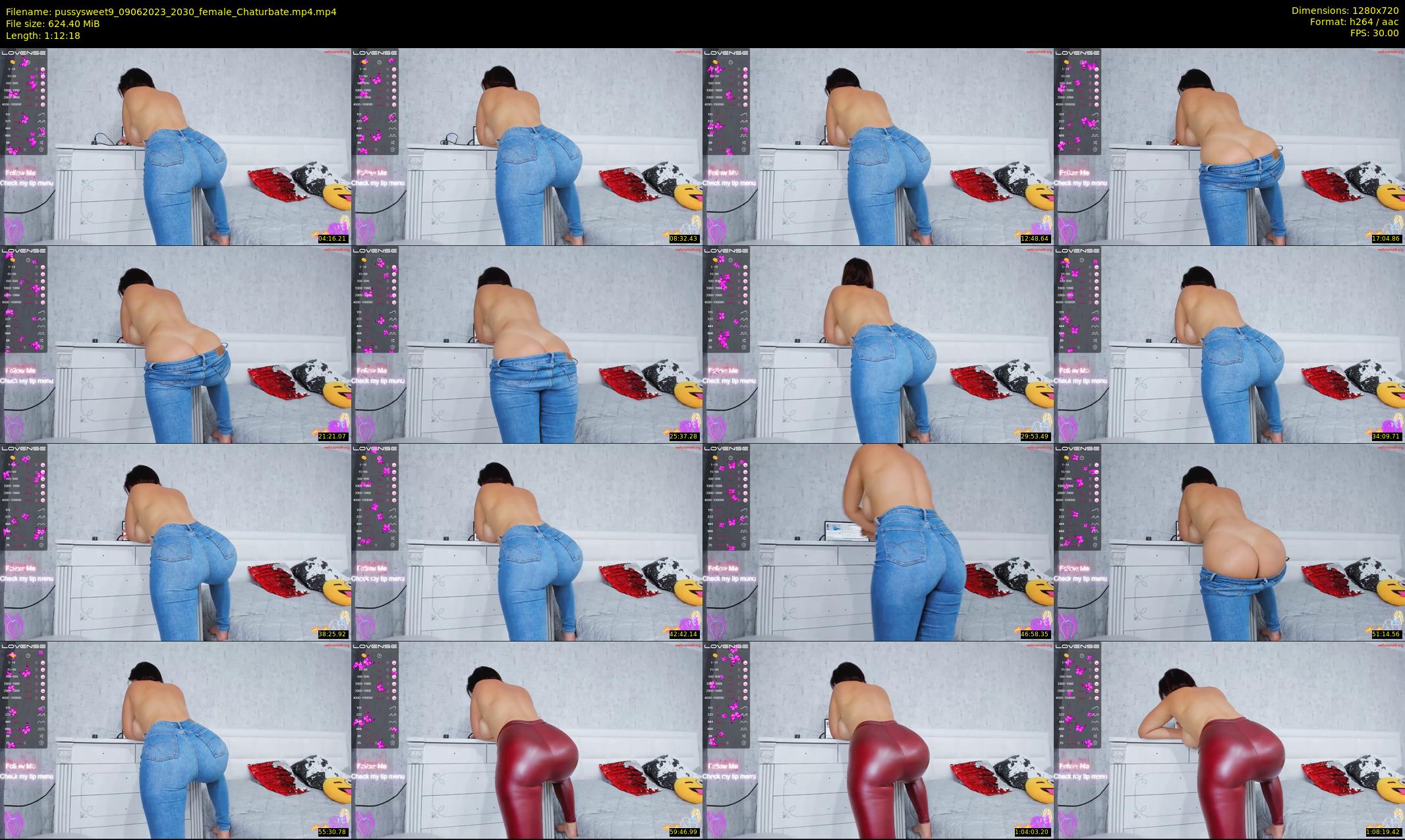 pussysweet9 — 73 minute Chaturbate female cam show recording, 720p, Jun 9, 2023