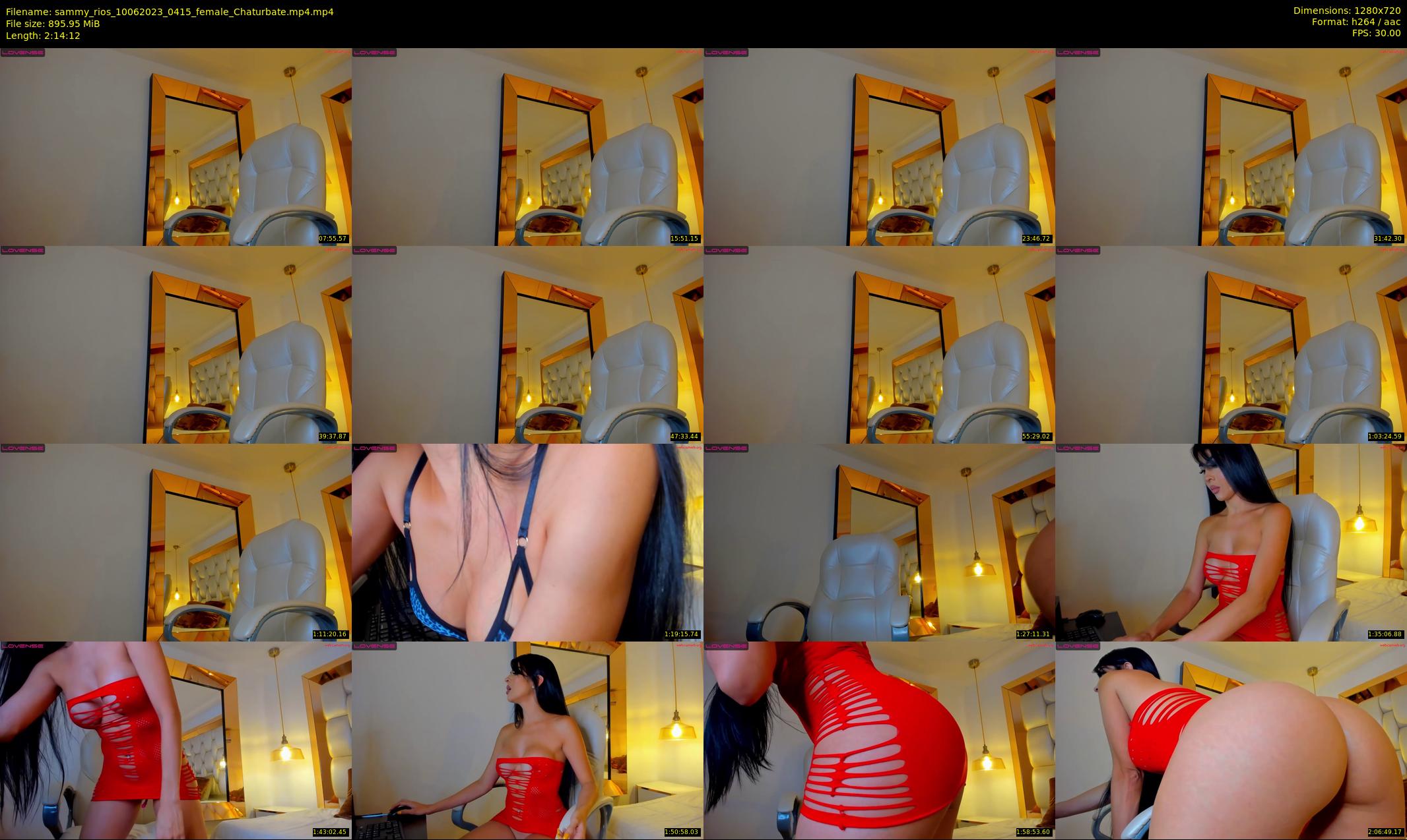sammy_rios — 135 minute Chaturbate female cam show recording, 720p, Jun 10, 2023