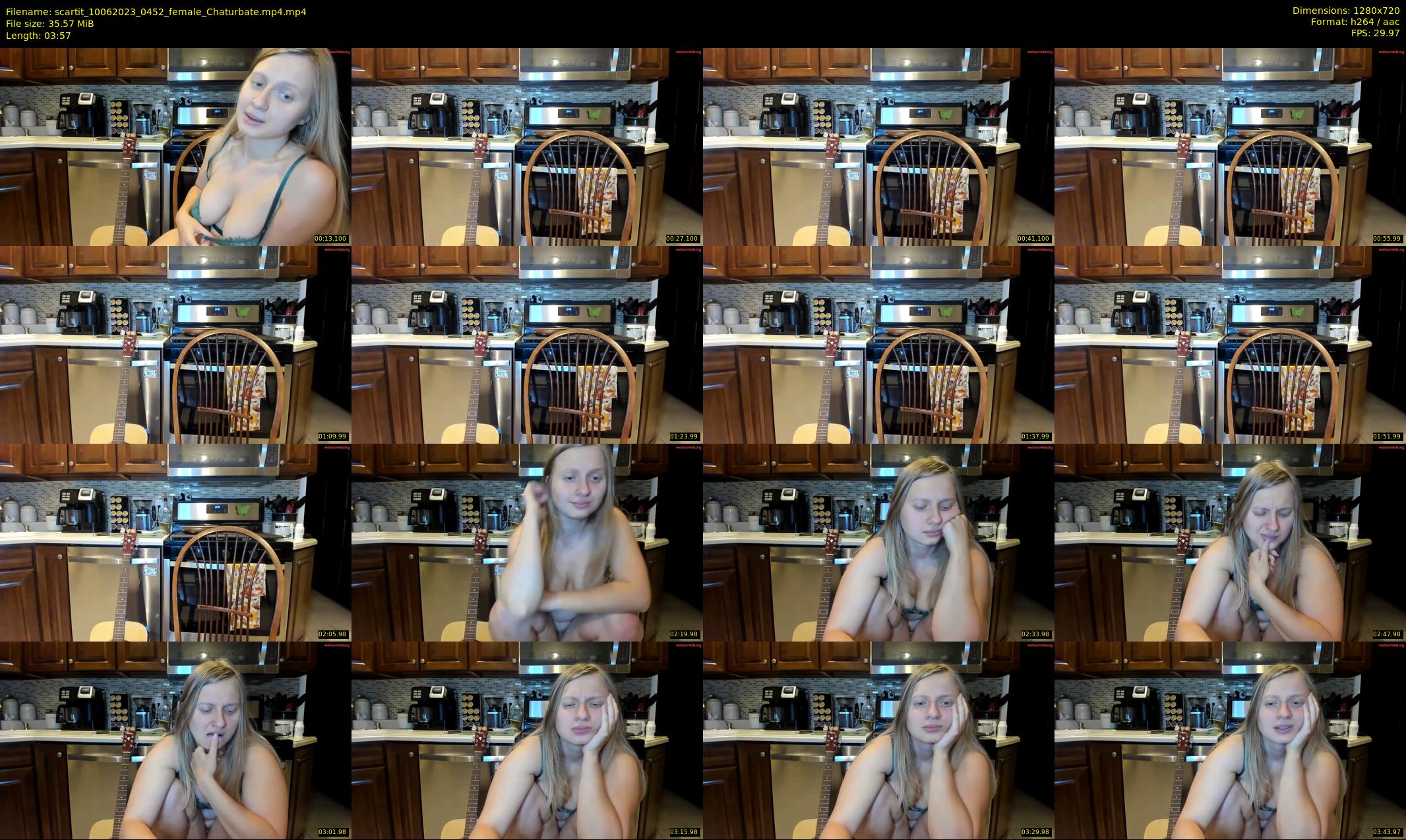 scartit — 4 minute Chaturbate female cam show recording, 720p, Jun 10, 2023