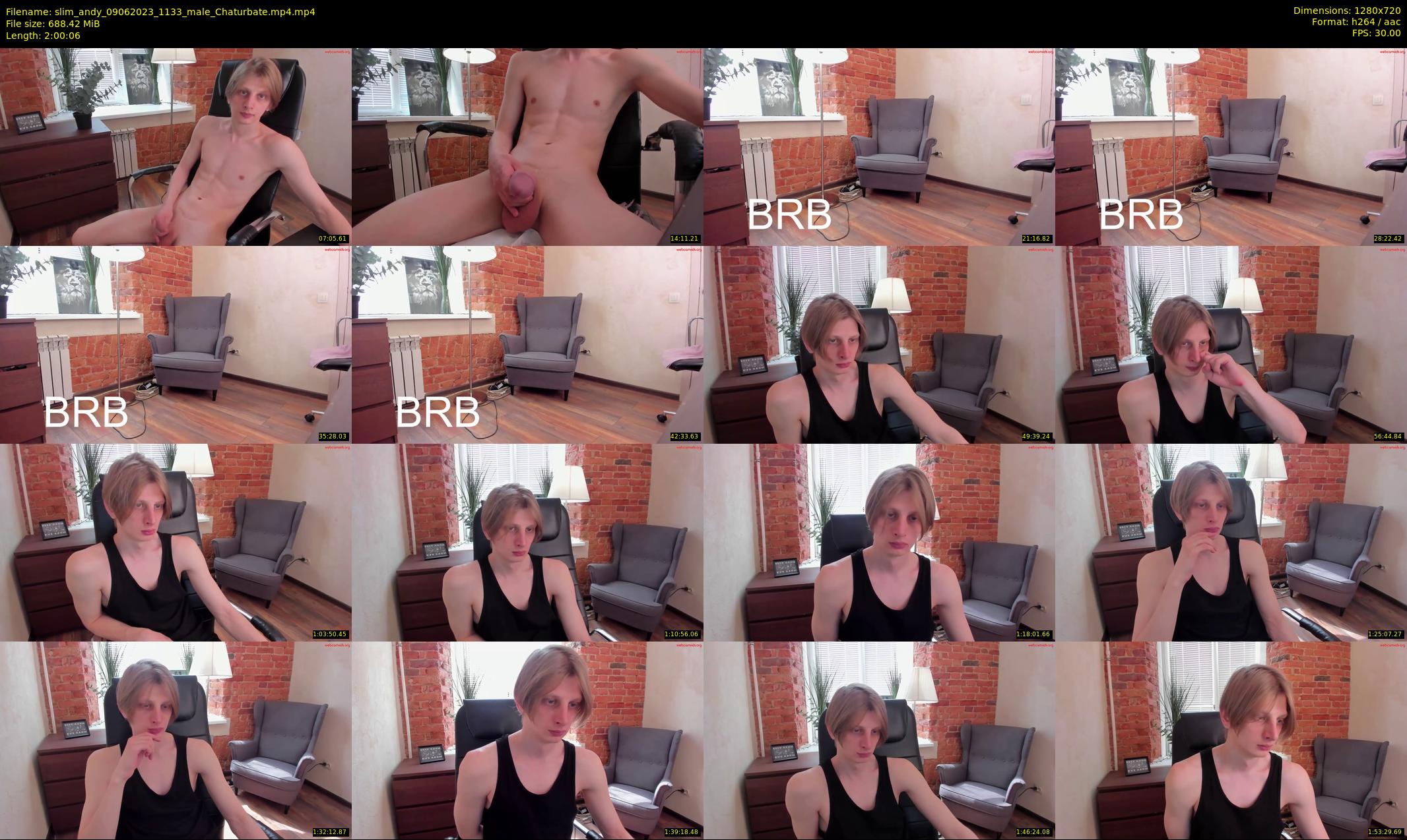 slim_andy — 121 minute Chaturbate male cam show recording, 720p, Jun 9, 2023
