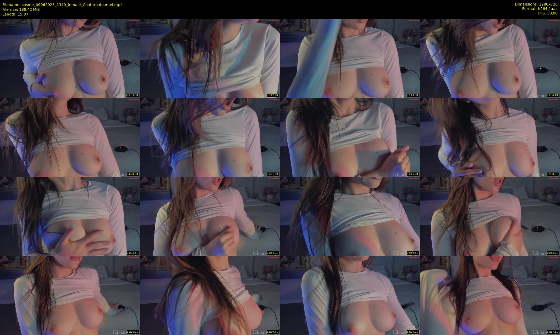 snsme — 16 minute Chaturbate female cam show recording, 720p, Jun 9, 2023