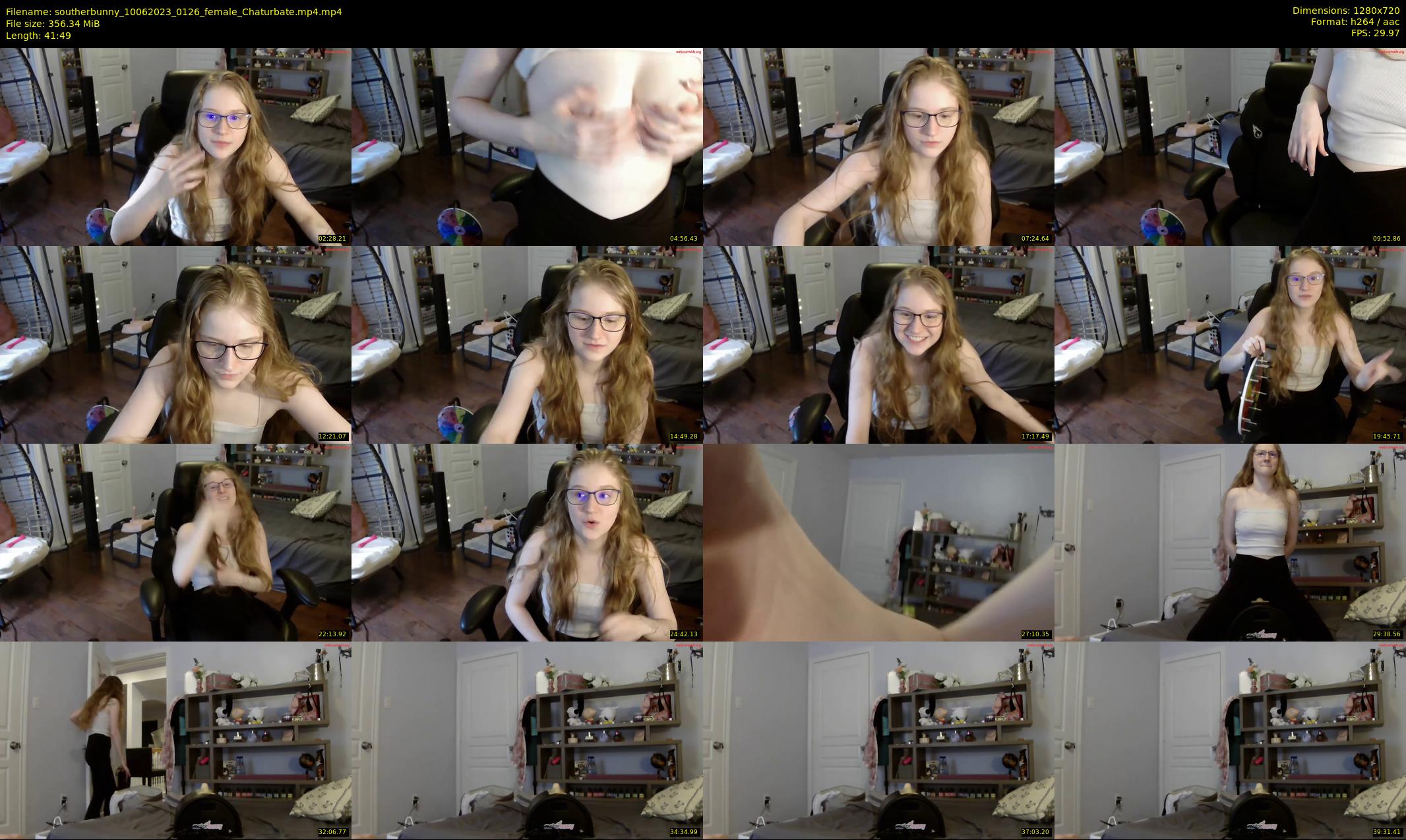 southerbunny — 42 minute Chaturbate female cam show recording, 720p, Jun 10, 2023