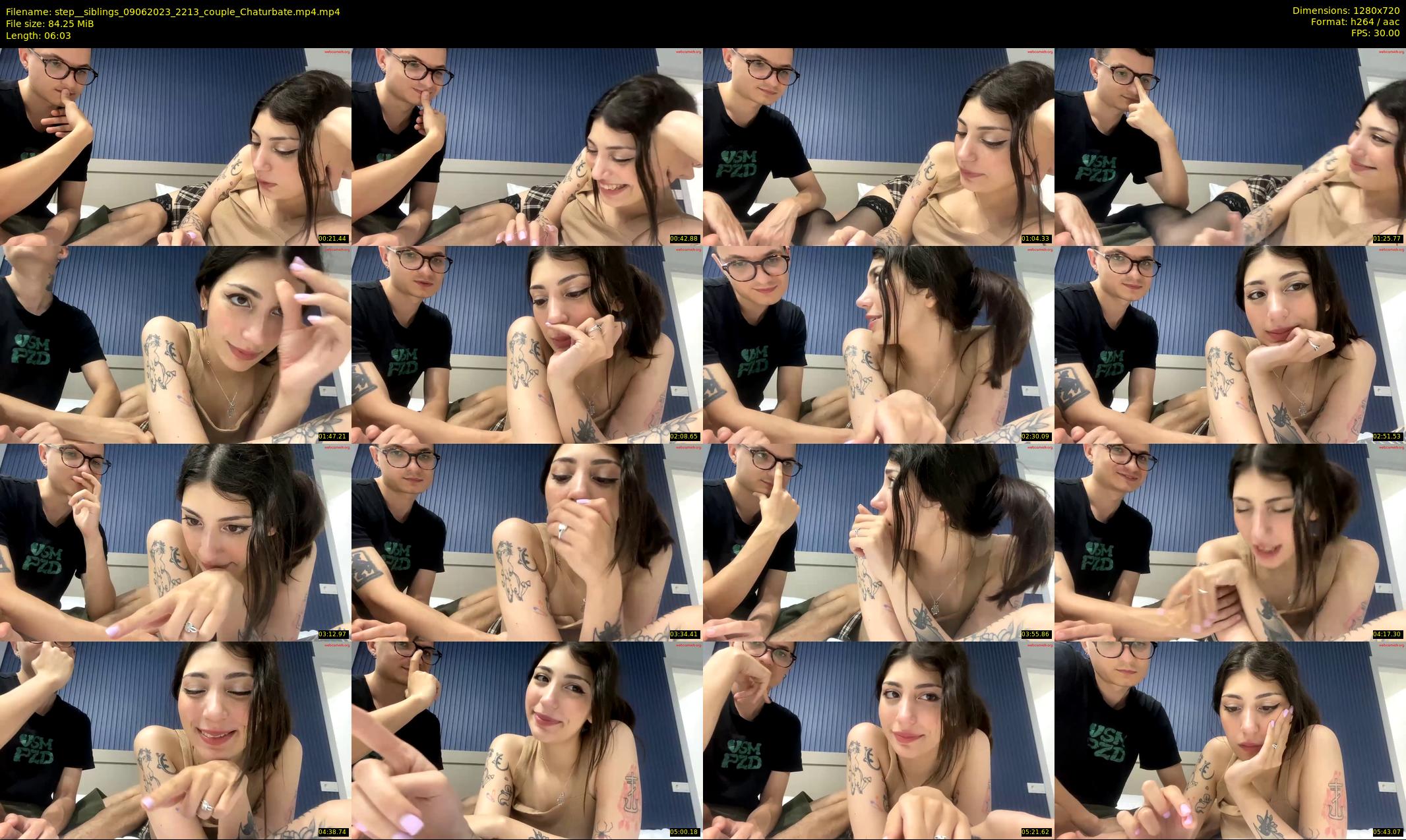 step__siblings — 7 minute Chaturbate couple cam show recording, 720p, Jun 9, 2023