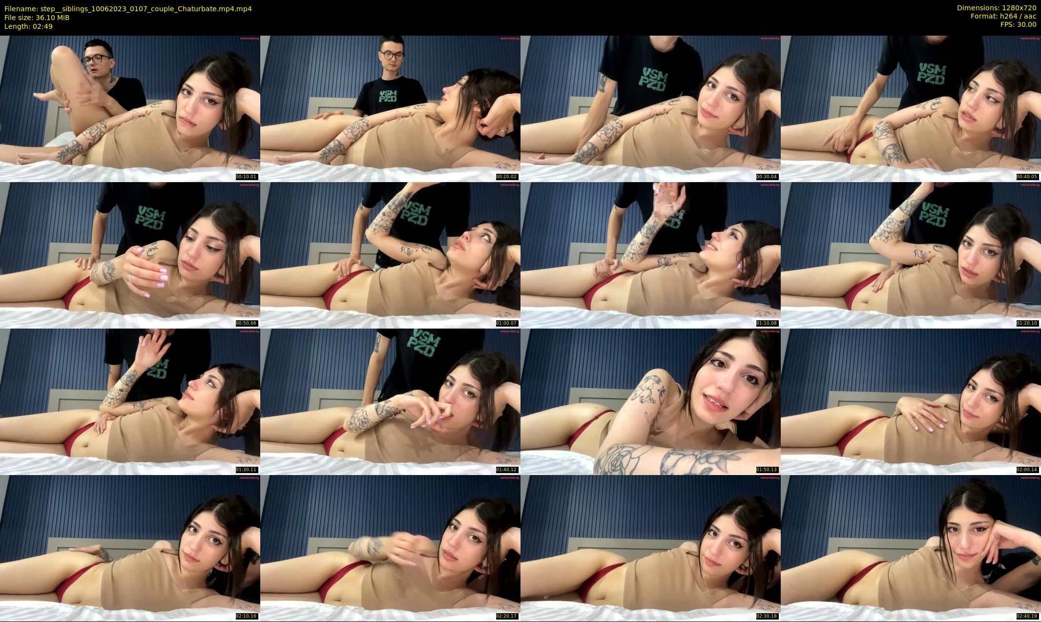 step__siblings — 3 minute Chaturbate couple cam show recording, 720p, Jun 10, 2023