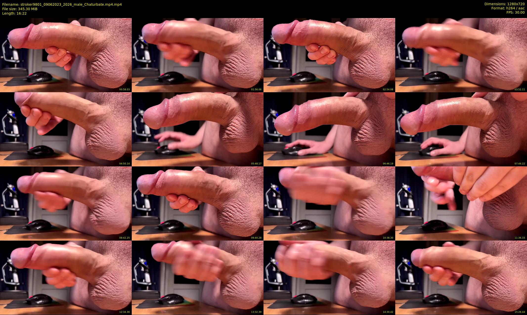 stroker9801 — 17 minute Chaturbate male cam show recording, 720p, Jun 9, 2023