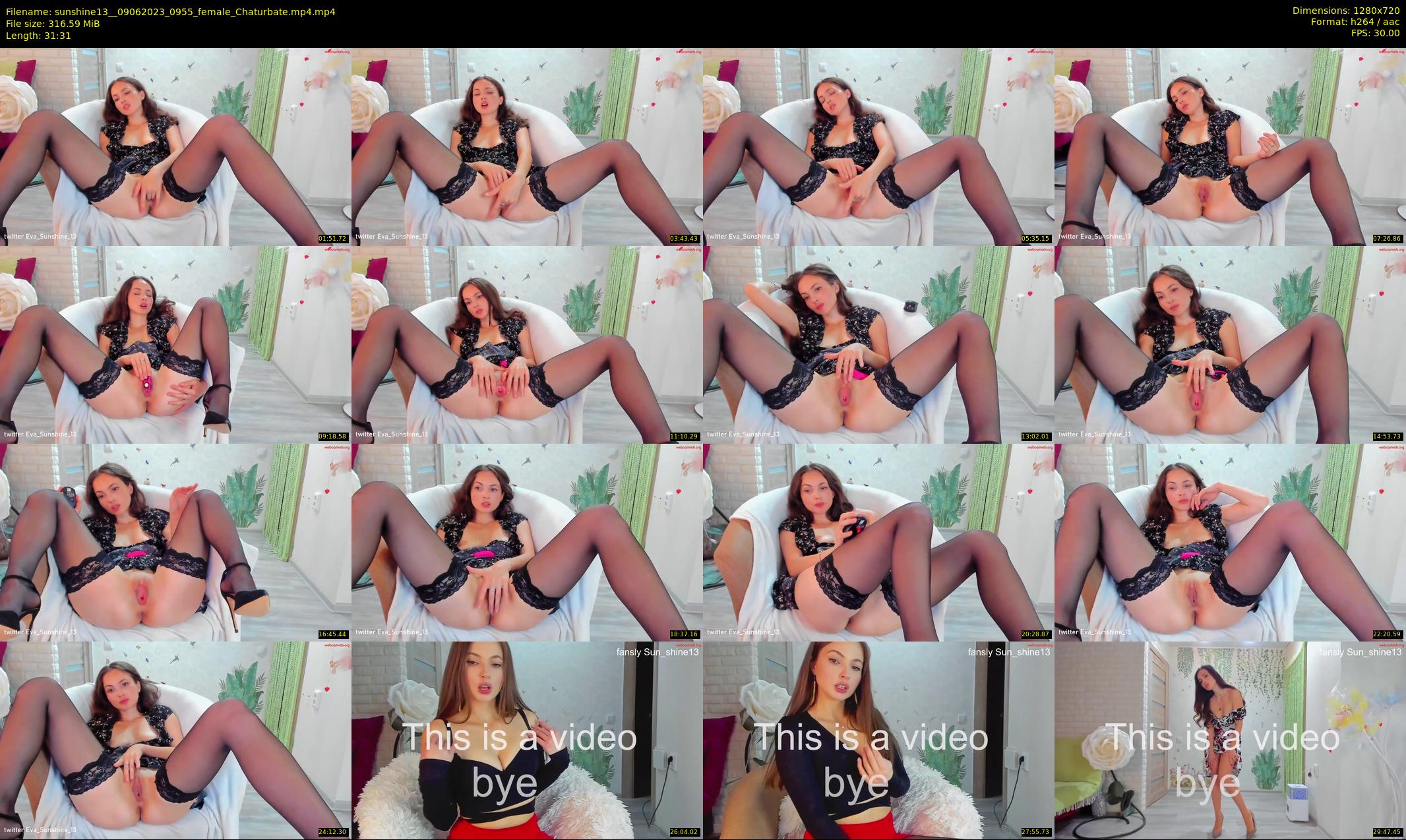 sunshine13_ — 32 minute Chaturbate female cam show recording, 720p, Jun 9, 2023
