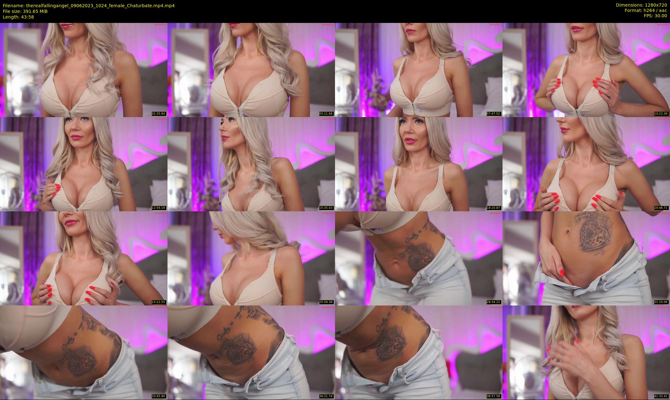 therealfallingangel — 44 minute Chaturbate female cam show recording, 720p, Jun 9, 2023